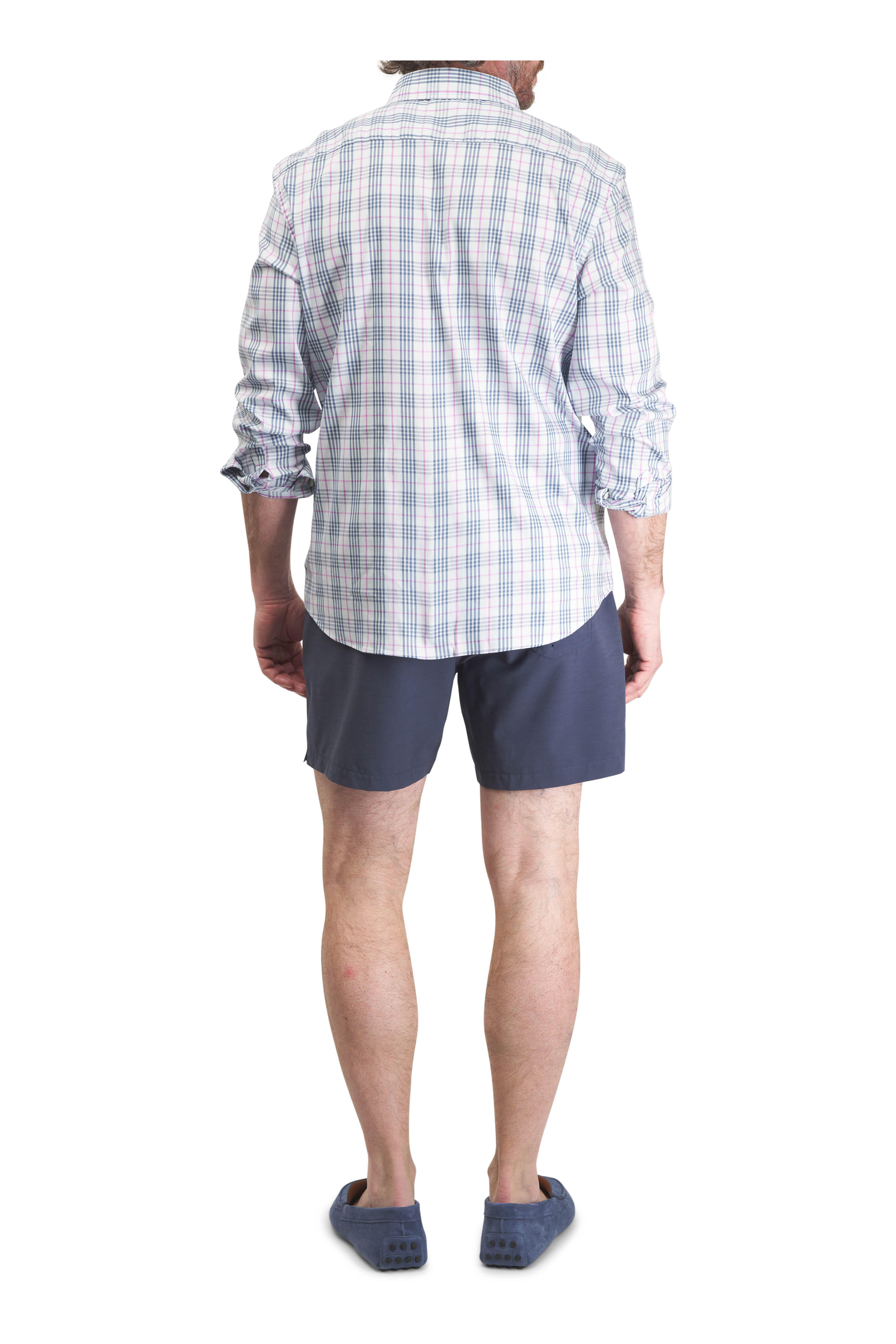 Faherty Brand - Movement™ Blue Orchid Plaid Sport Shirt