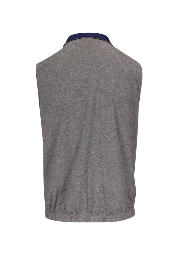 Kiton - Blue & Gray Reversible Vest