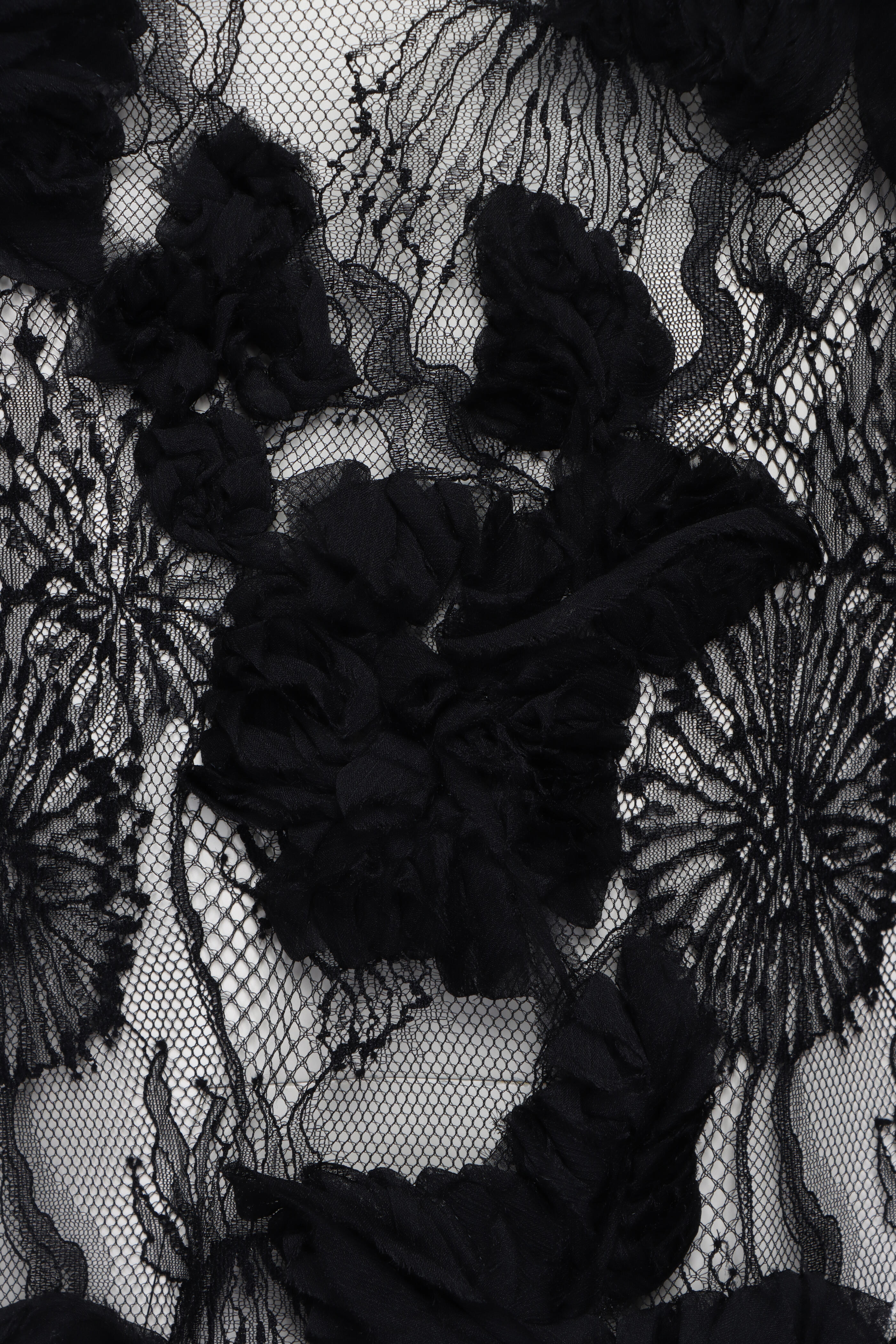 Aknvas - Freja Black Lace Top