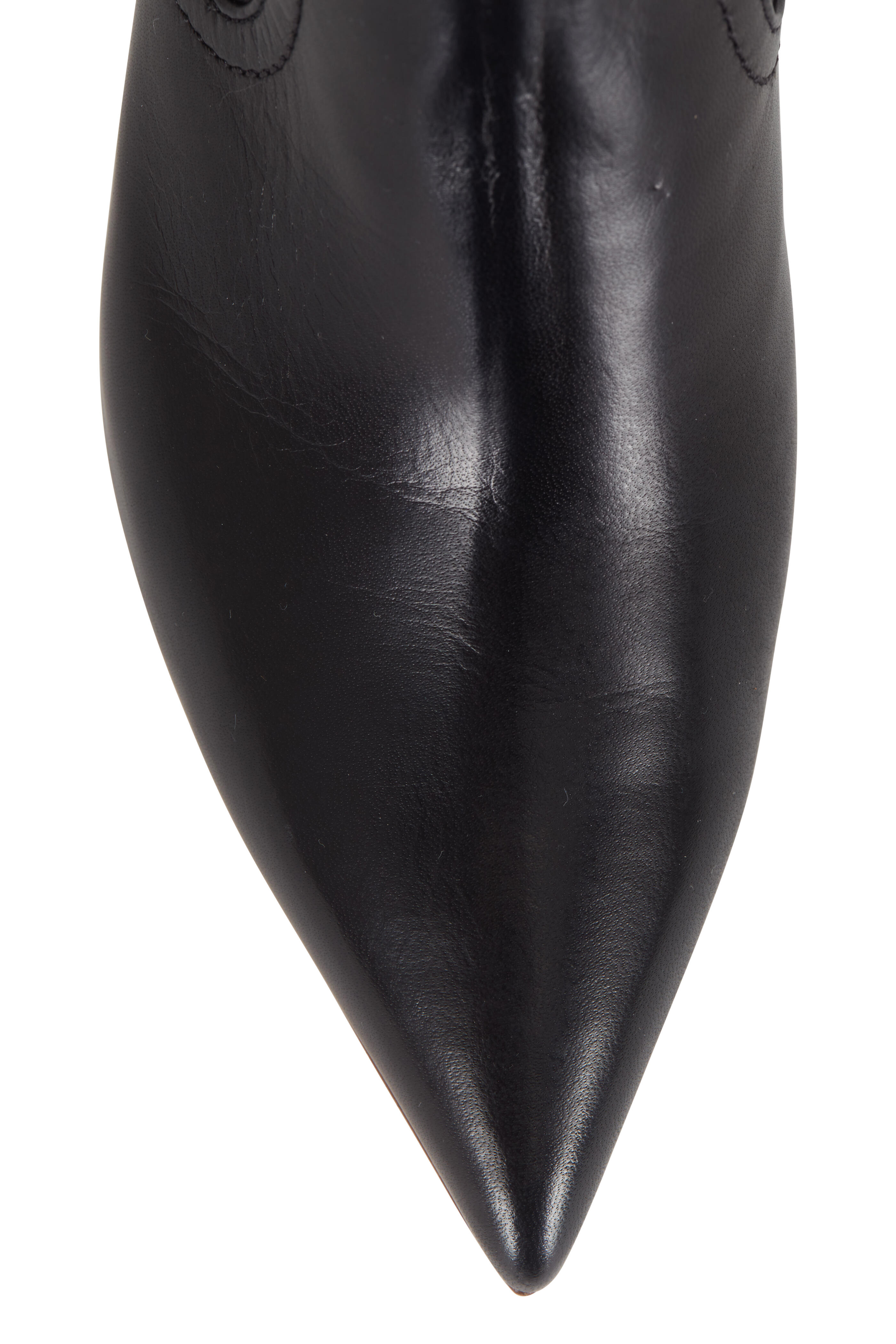 Derek Lam - Blair Black Stretch Leather Bootie, 70mm