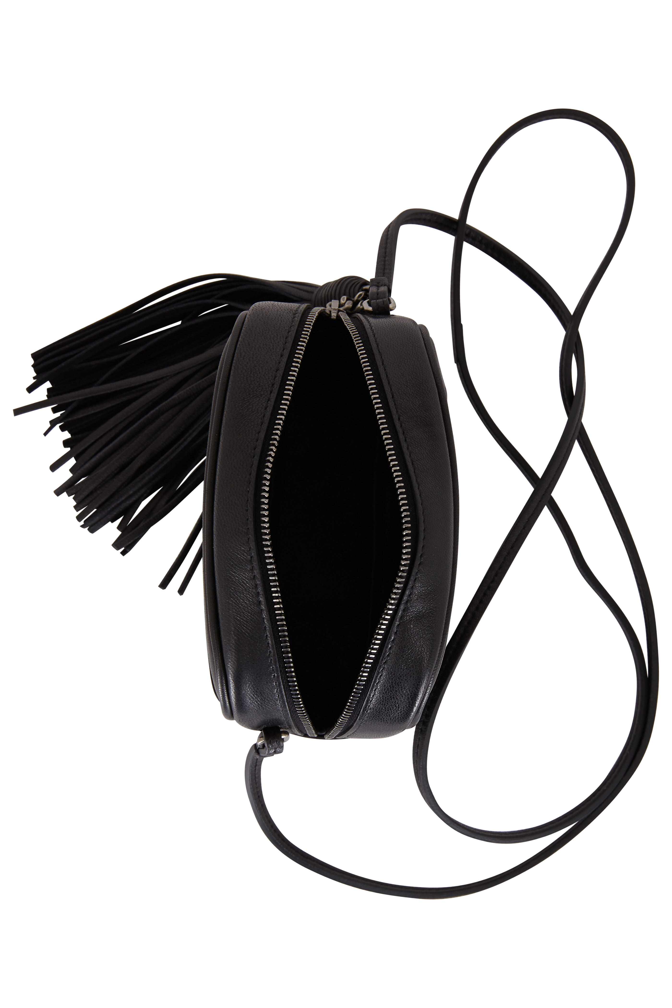 Saint Laurent Heart Studded Leather Monogram Blogger Bag, Saint Laurent  Handbags