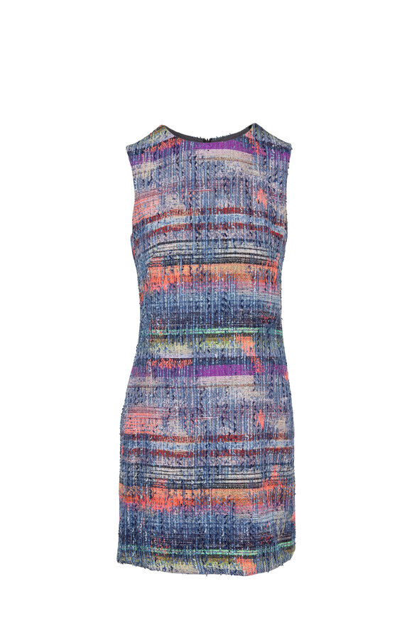 Emporio Armani - Multi Textured Weave Sleeveless Dress