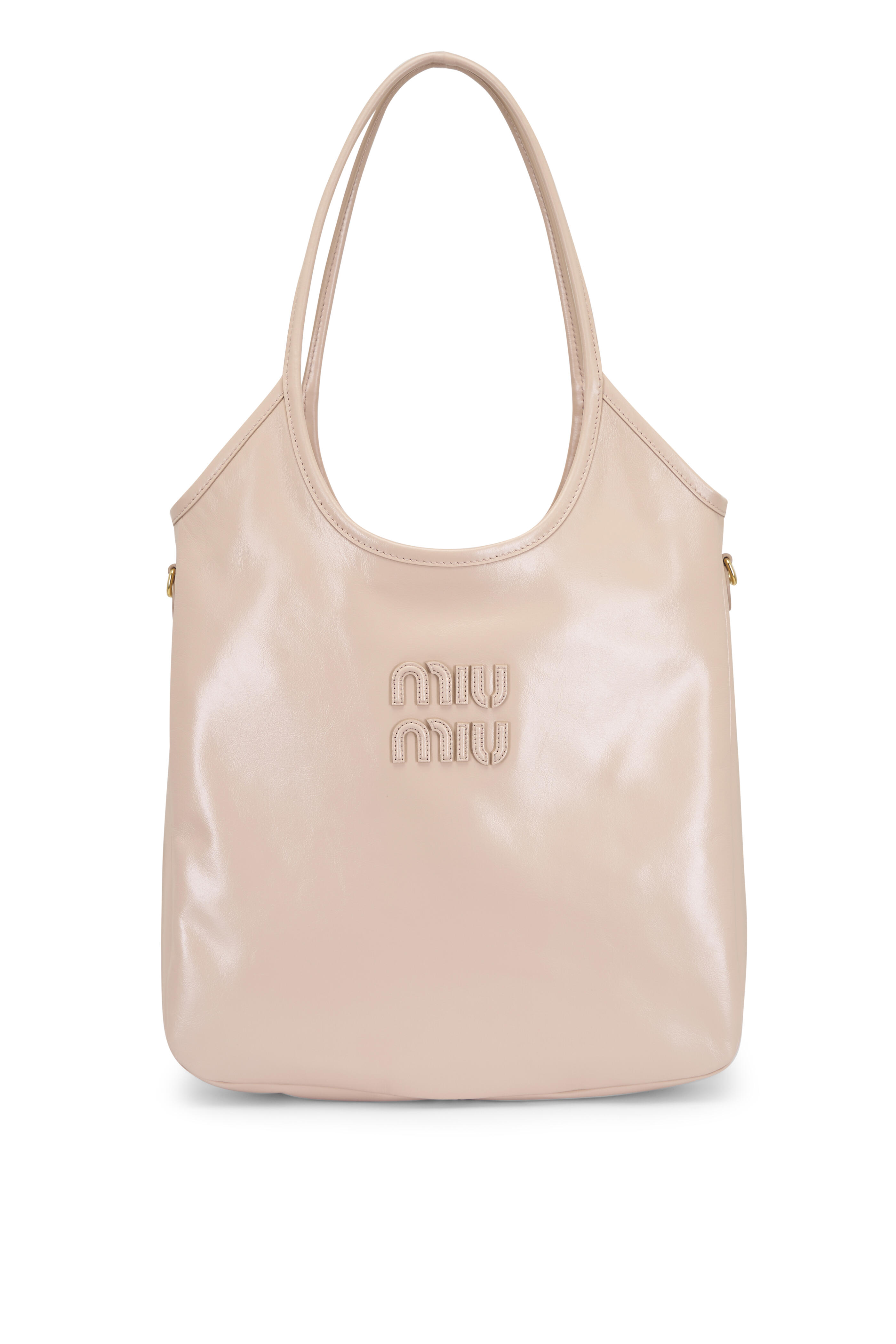 Miu Miu - Ivy Cipria Softy Lux Leather Tote