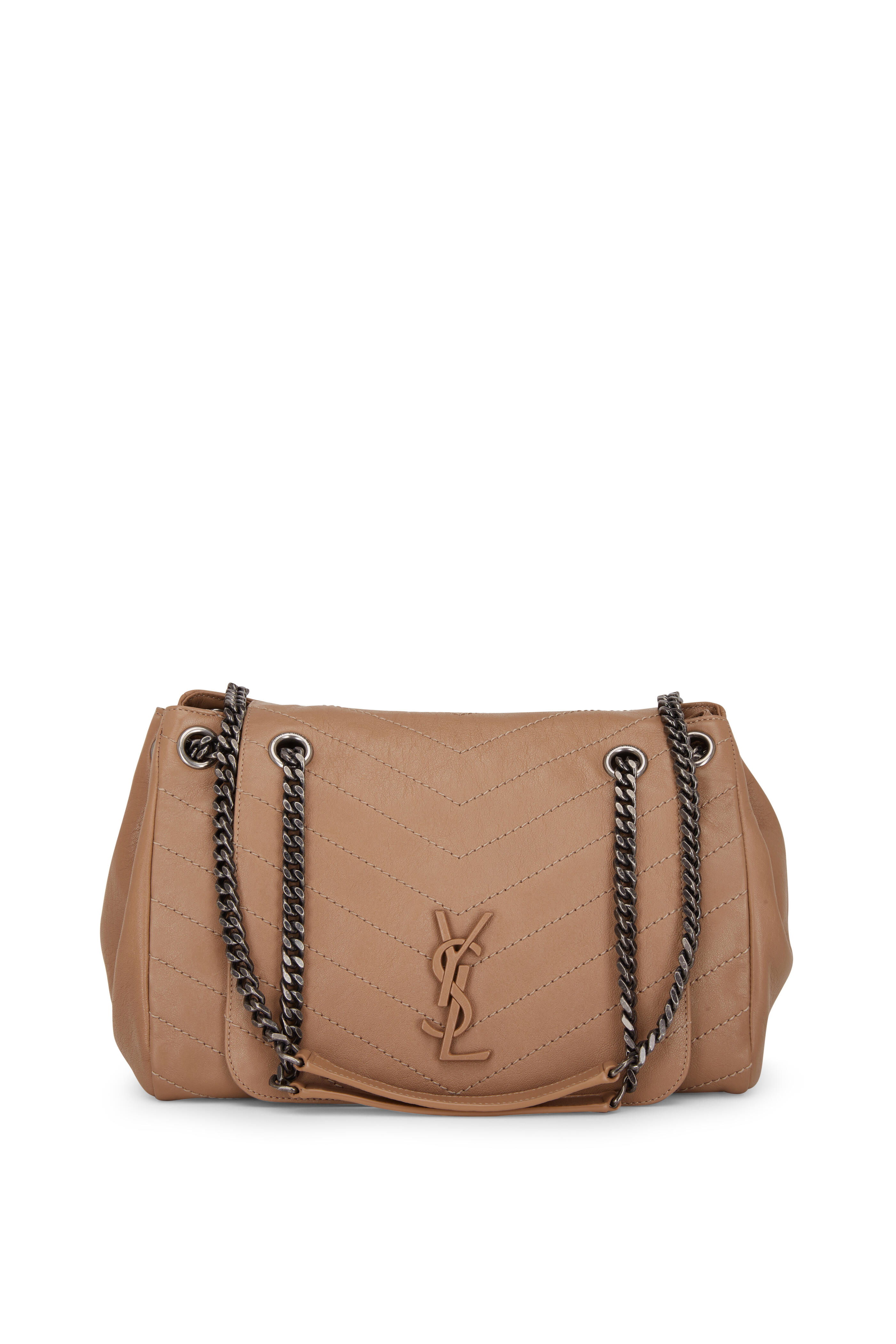 Saint Laurent Nolita Raffia Shoulder Bag