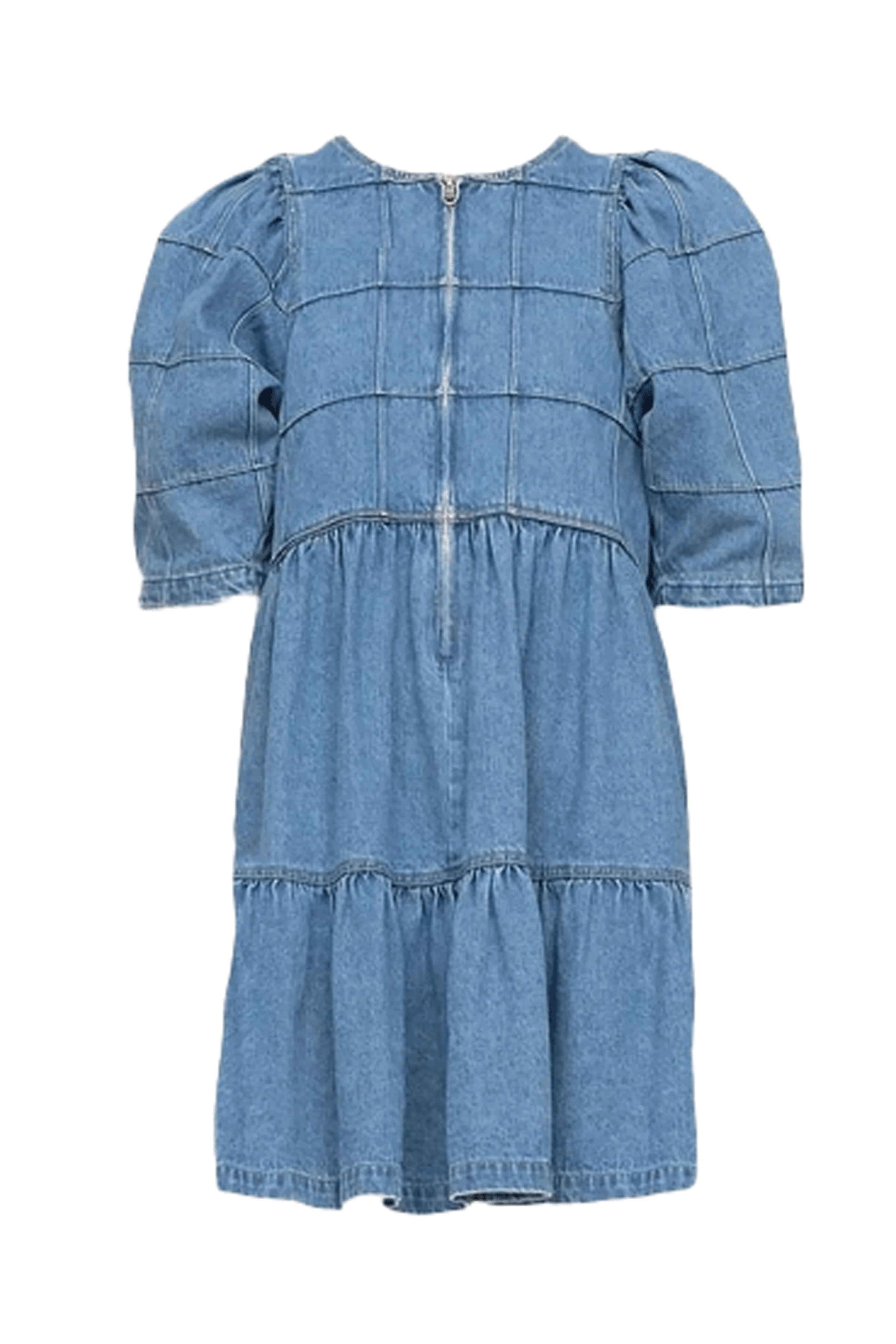 Sea NYC - Blue Dagmar Denim Puff Sleeve Dress