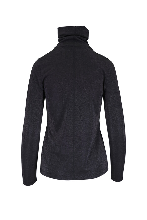 Bogner Silva Black Glitter Turtleneck - view 2