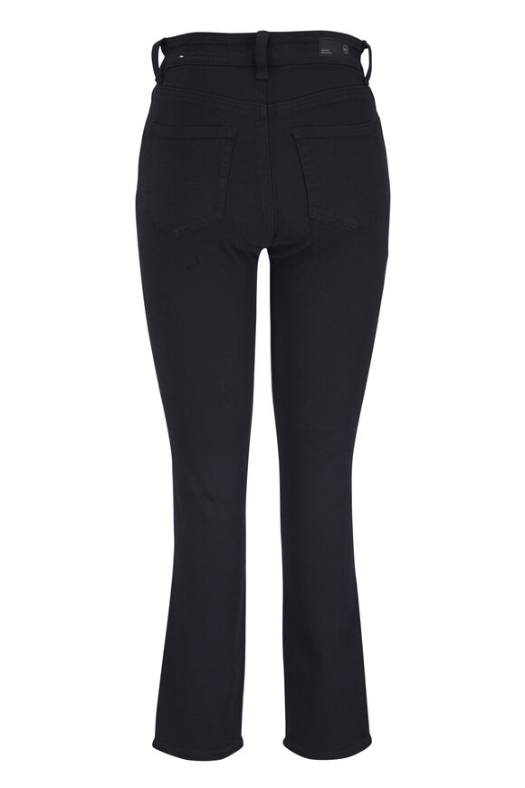 AG Mari Black Mid-Rise Slim Straight Jean - view 2
