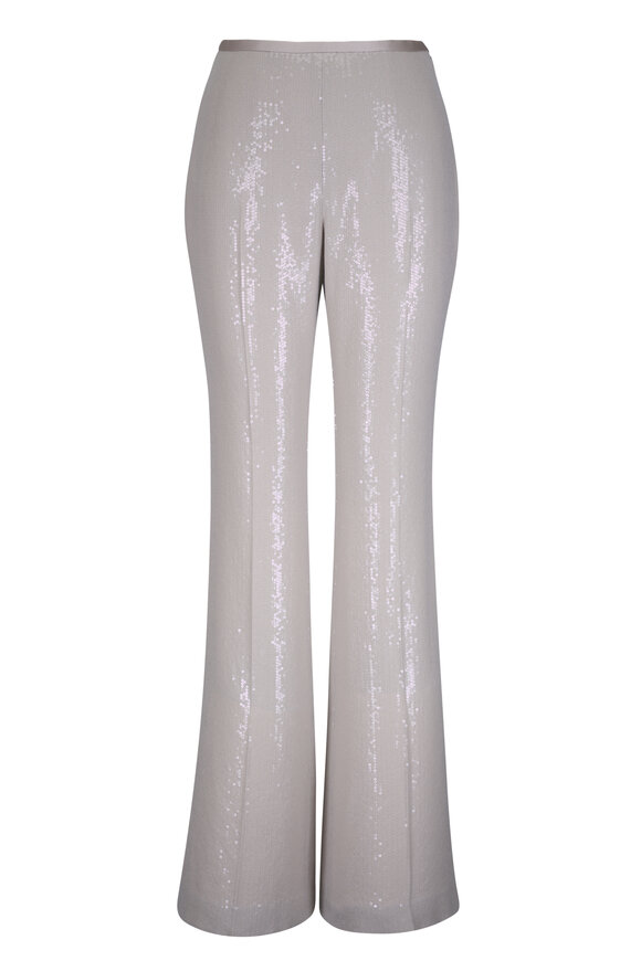 Michael Kors Collection - Optic White Lace & Sequin Pant