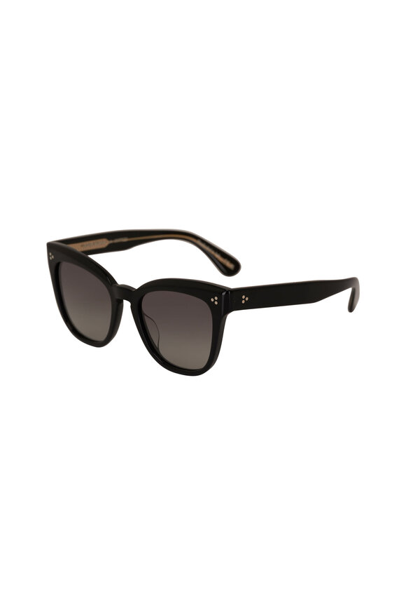 Oliver Peoples Marianela Black & Gray Gradient Sunglasses - view 4