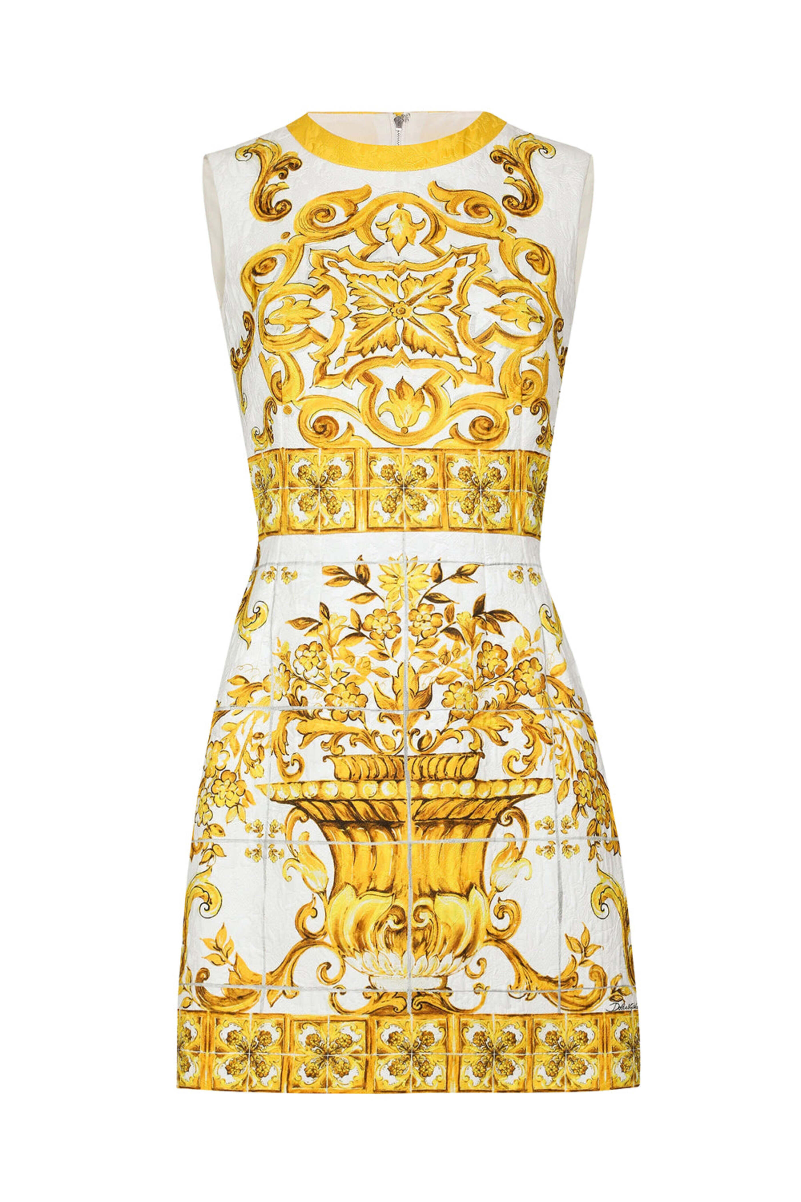 ワンピース Dolce & Gabbana 'Maiolica' print chemisier dress Dolce & Gabbana 'maiolica' Print Chemisier Dress | italist