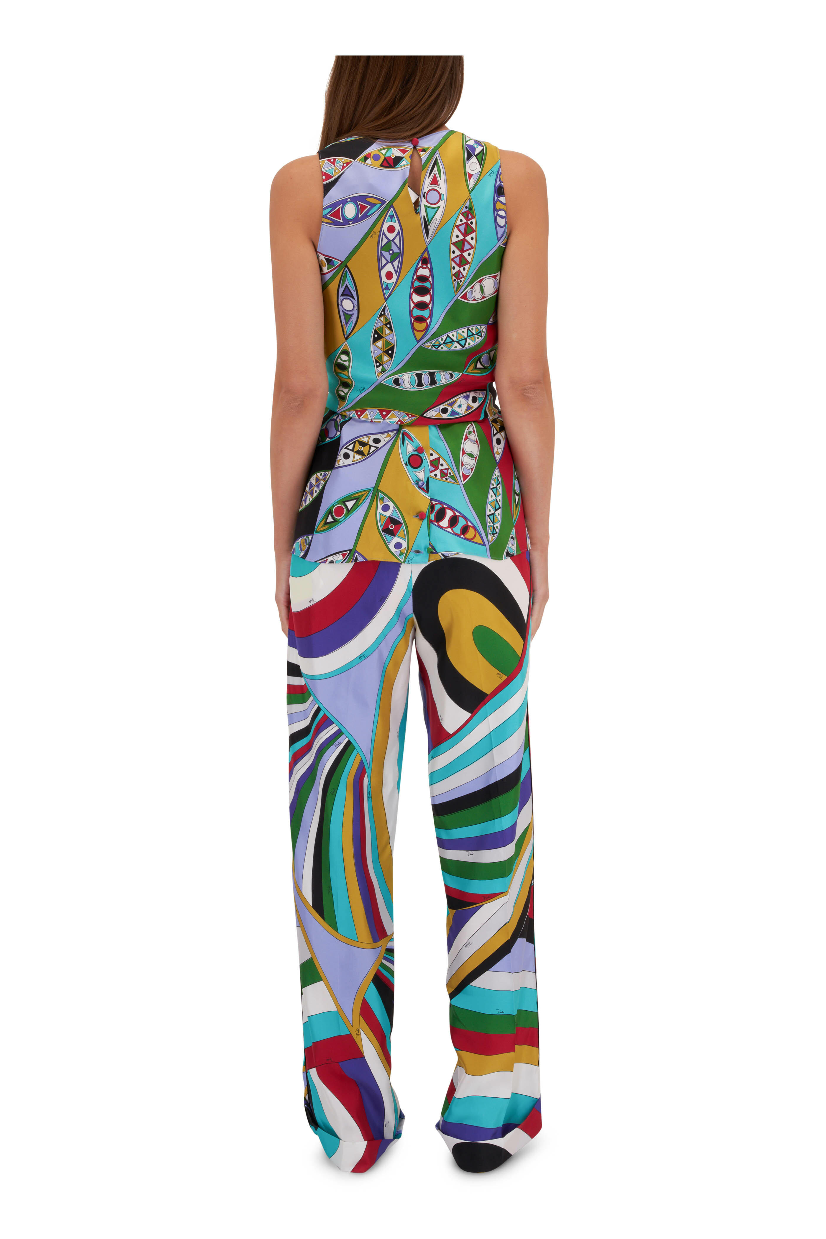 Iride-Print Bandeau Bodysuit – PUCCI Online Store