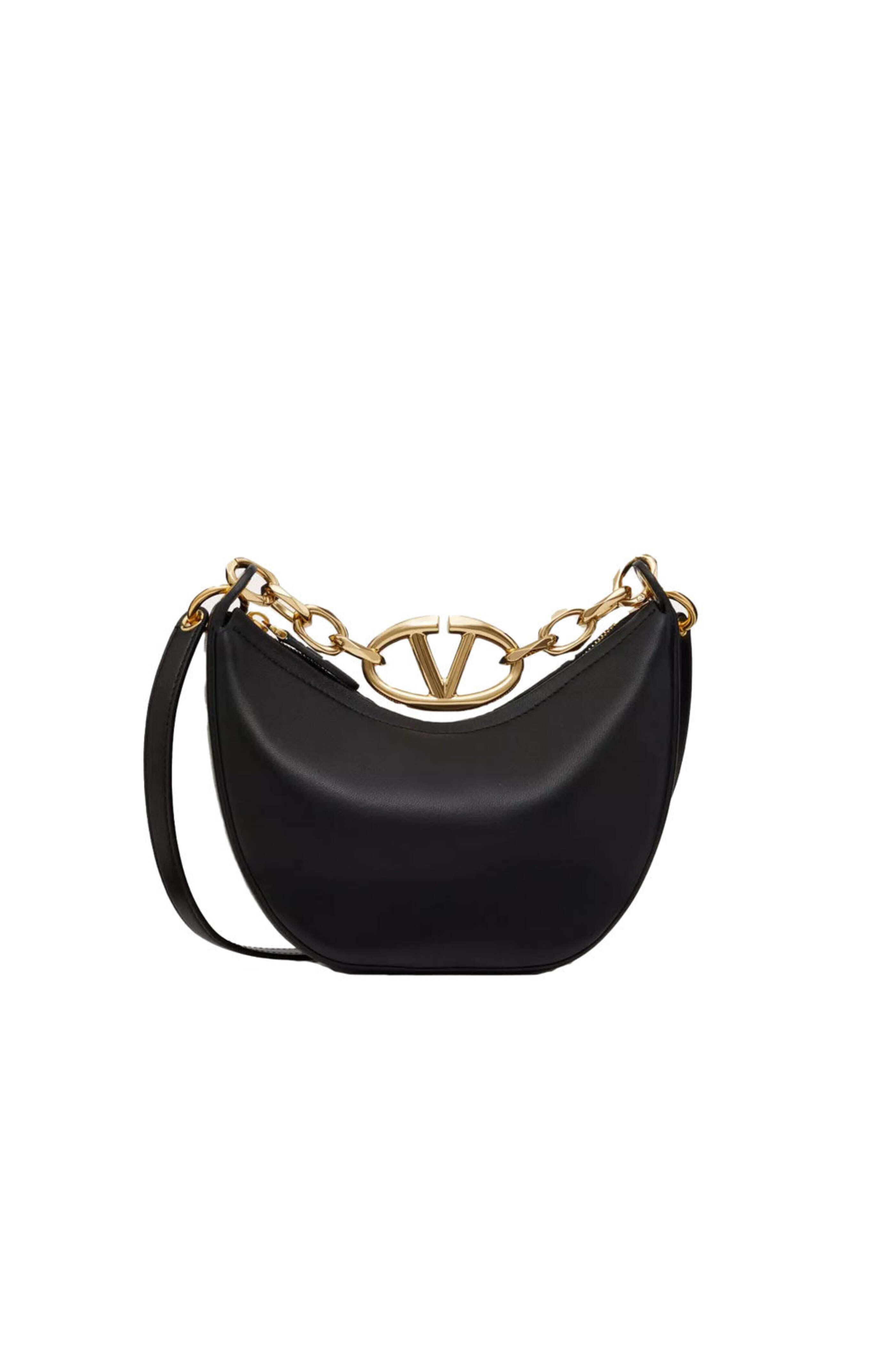 Valentino Garavani - Mini Moon Vlogo Bag in Black