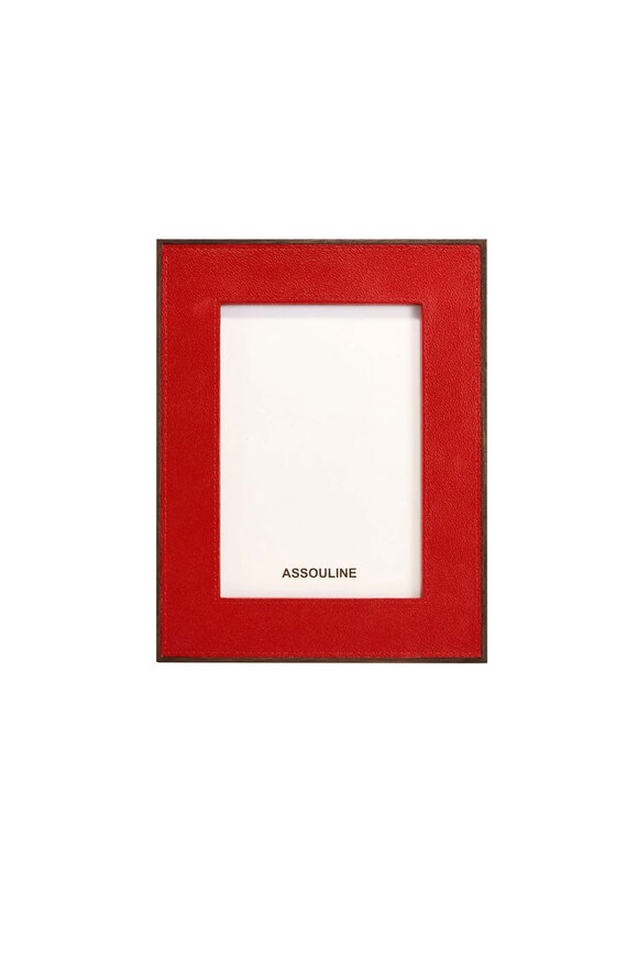 Assouline Red Leather Heritage Frame