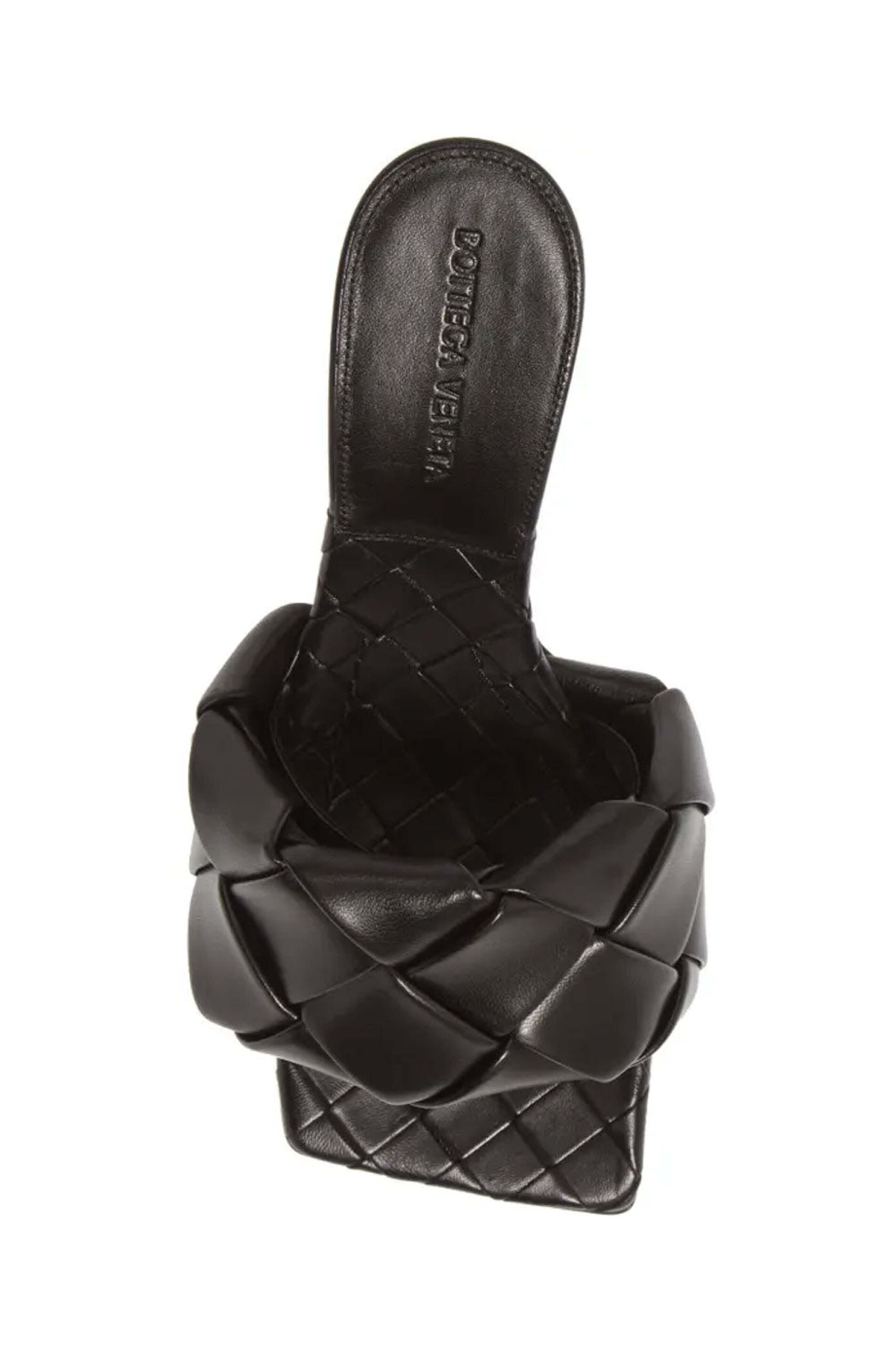 Bottega Veneta - Lido Maxi Mule Sandal in Black