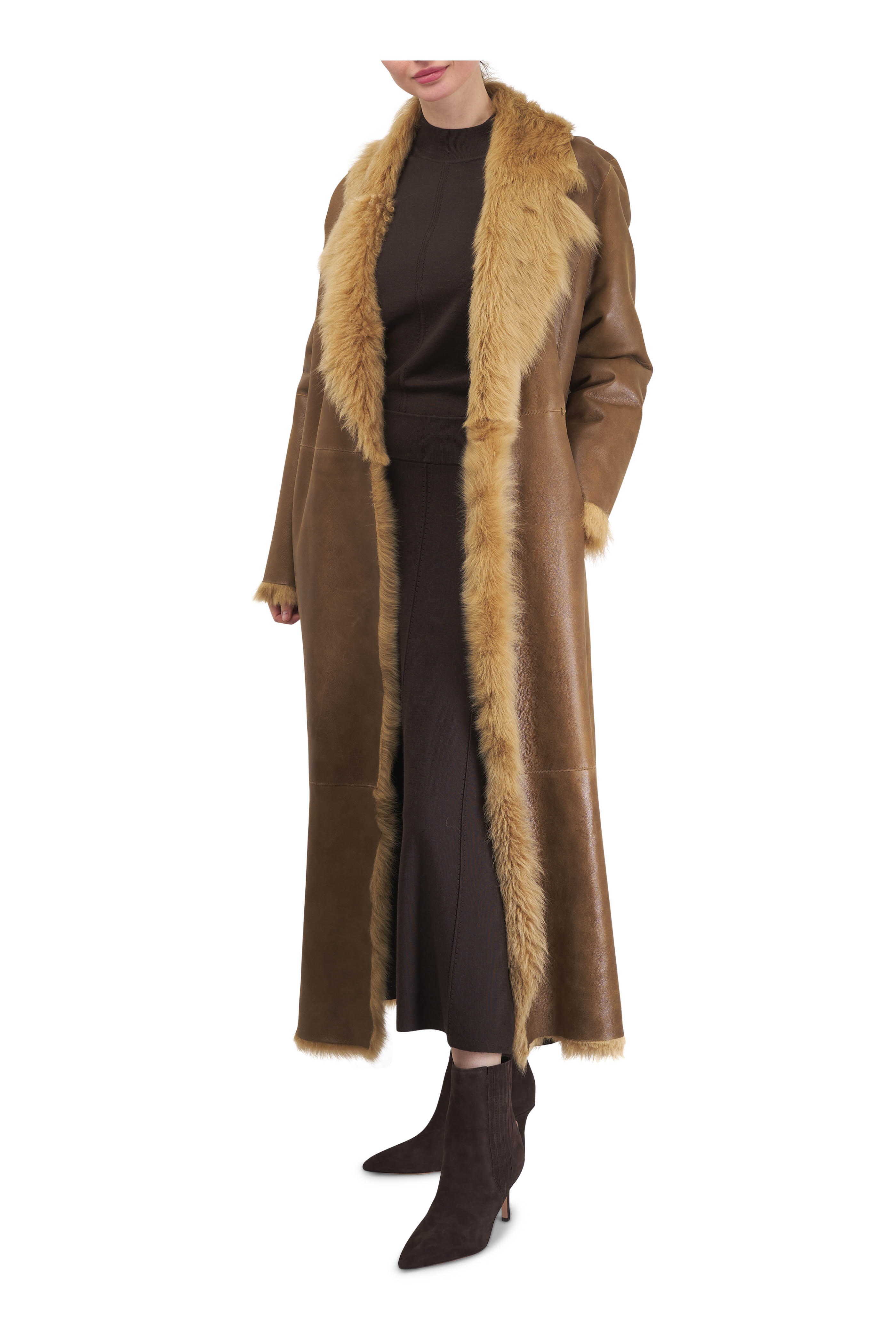 Veronica Beard - Lisa Espresso Suede Boot, 70mm