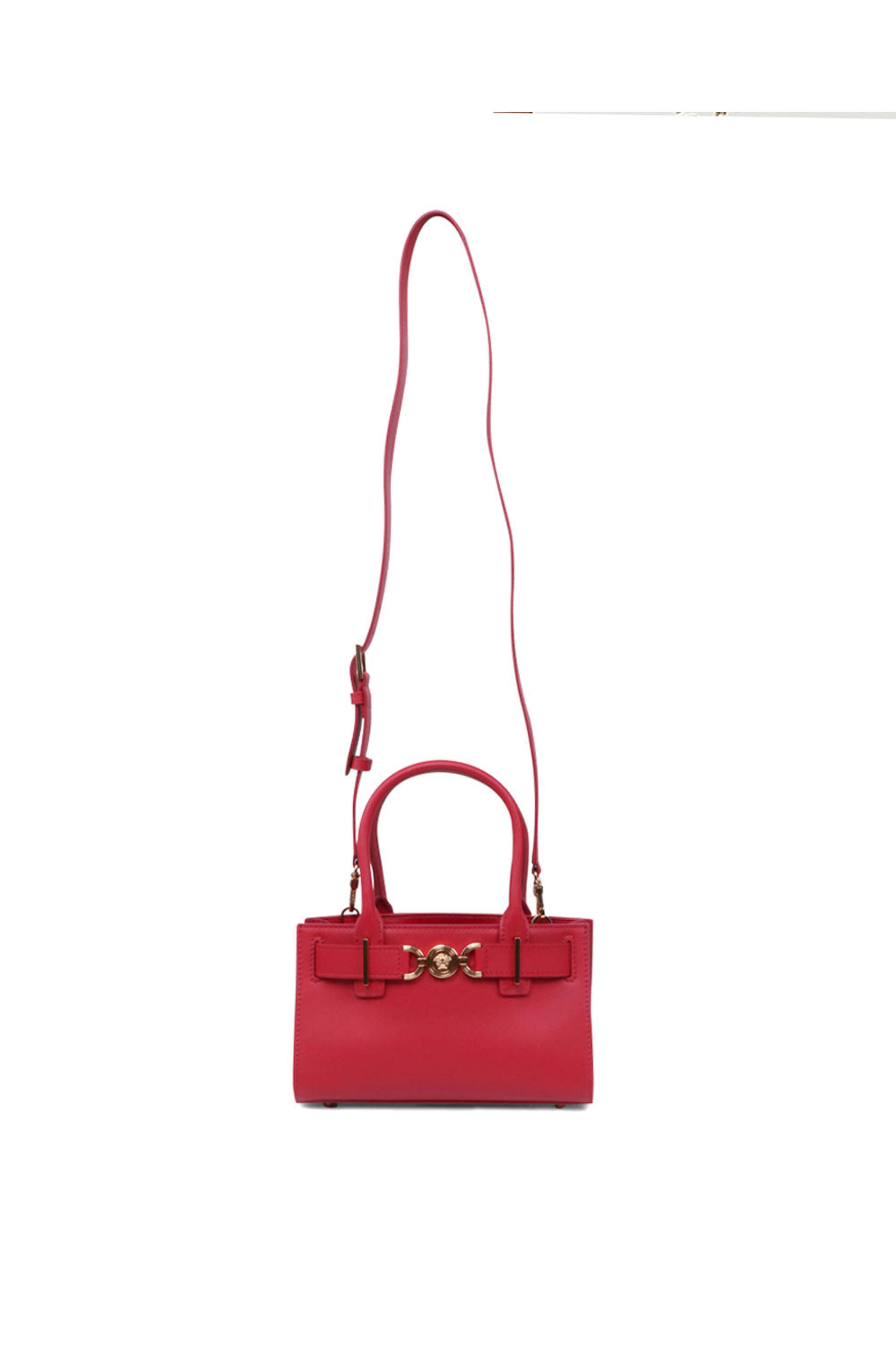 Versace - Small Medusa '95 Tote Bag in Lipstick Red