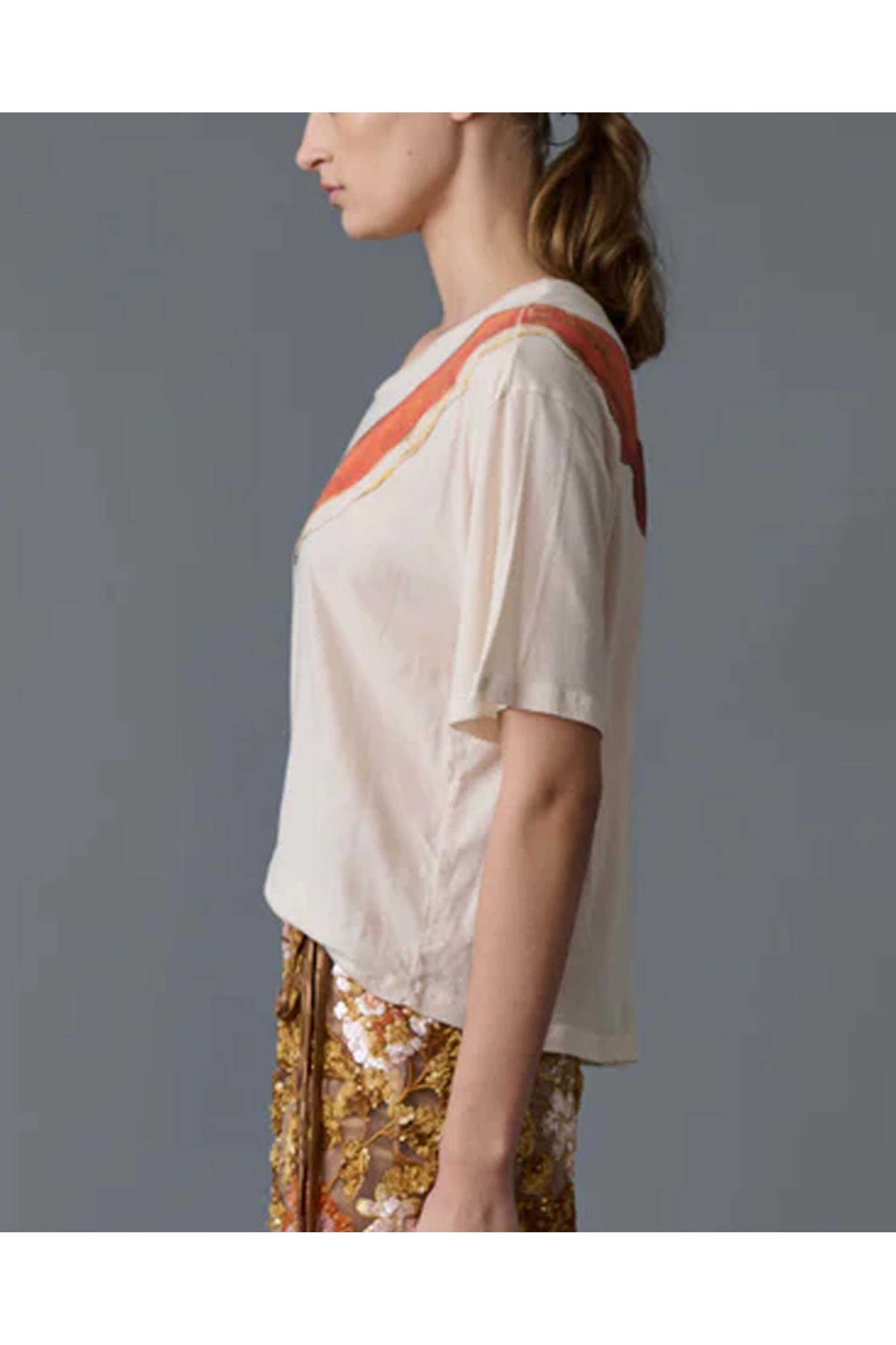 Le Superbe - Cream Foxy Tee - view 3