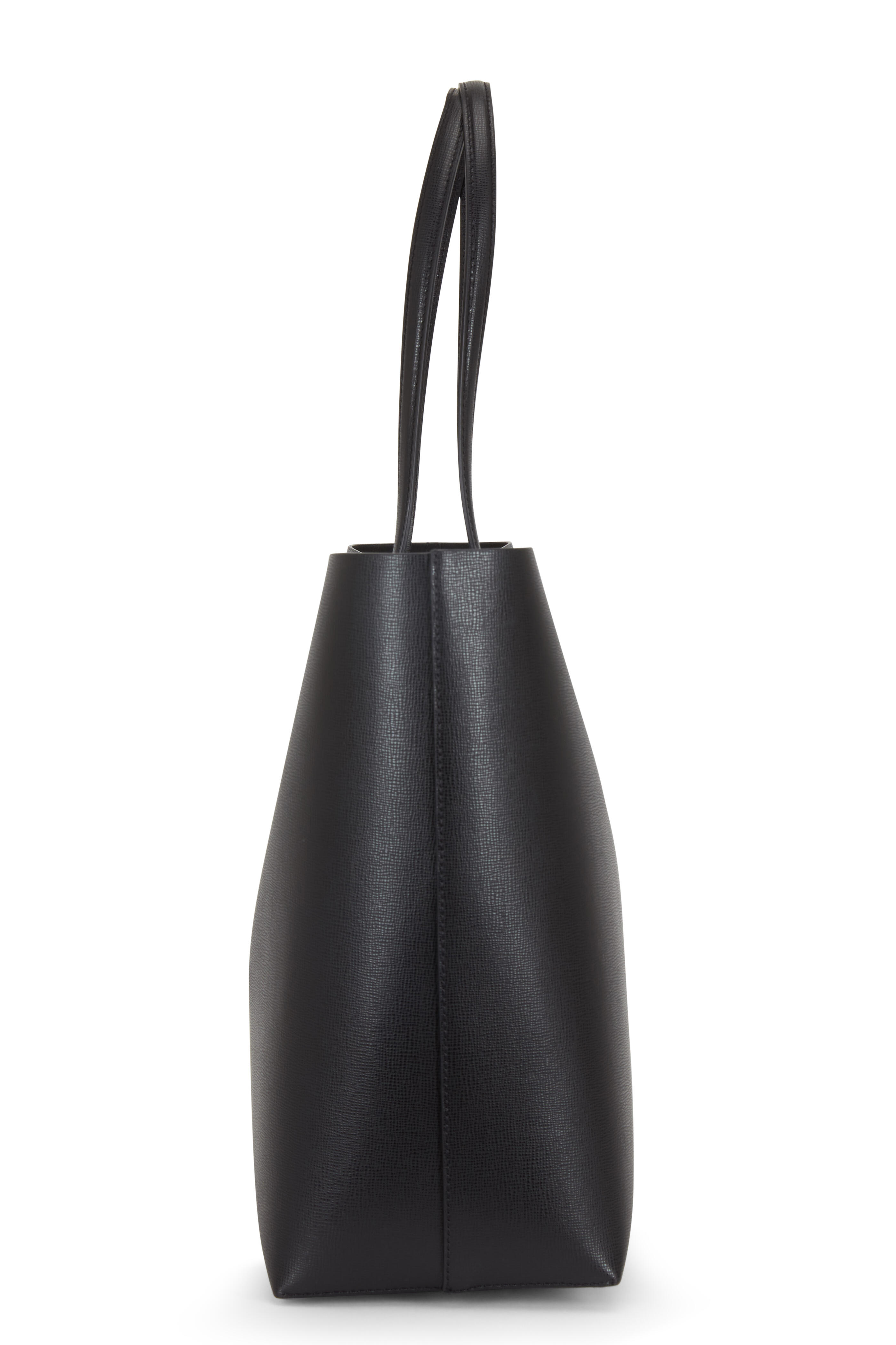 Tom Ford - Black Saffiano Leather Medium T Tote | Mitchell Stores