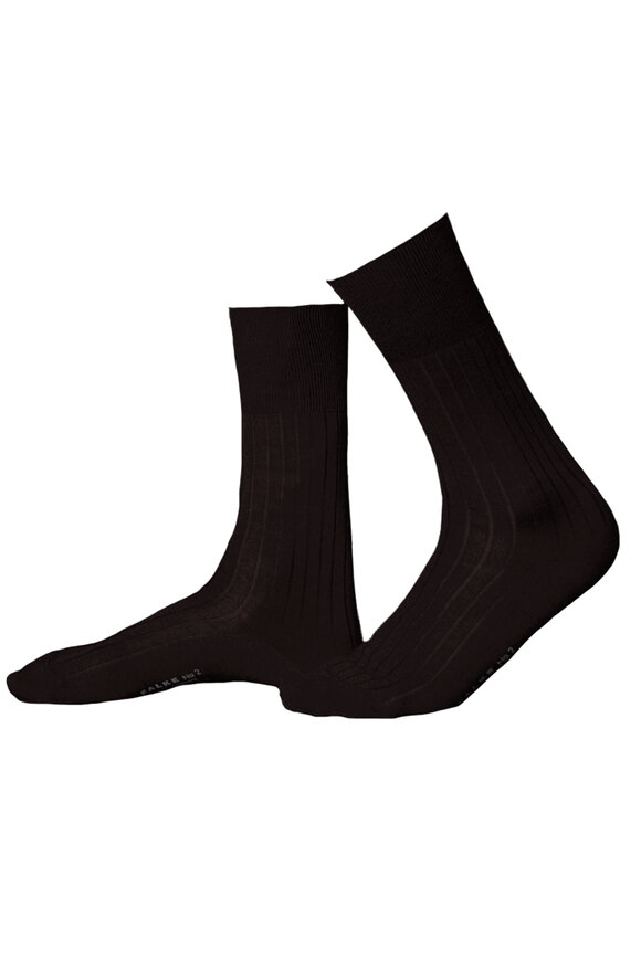 Falke Black Cashmere Midcalf Sock