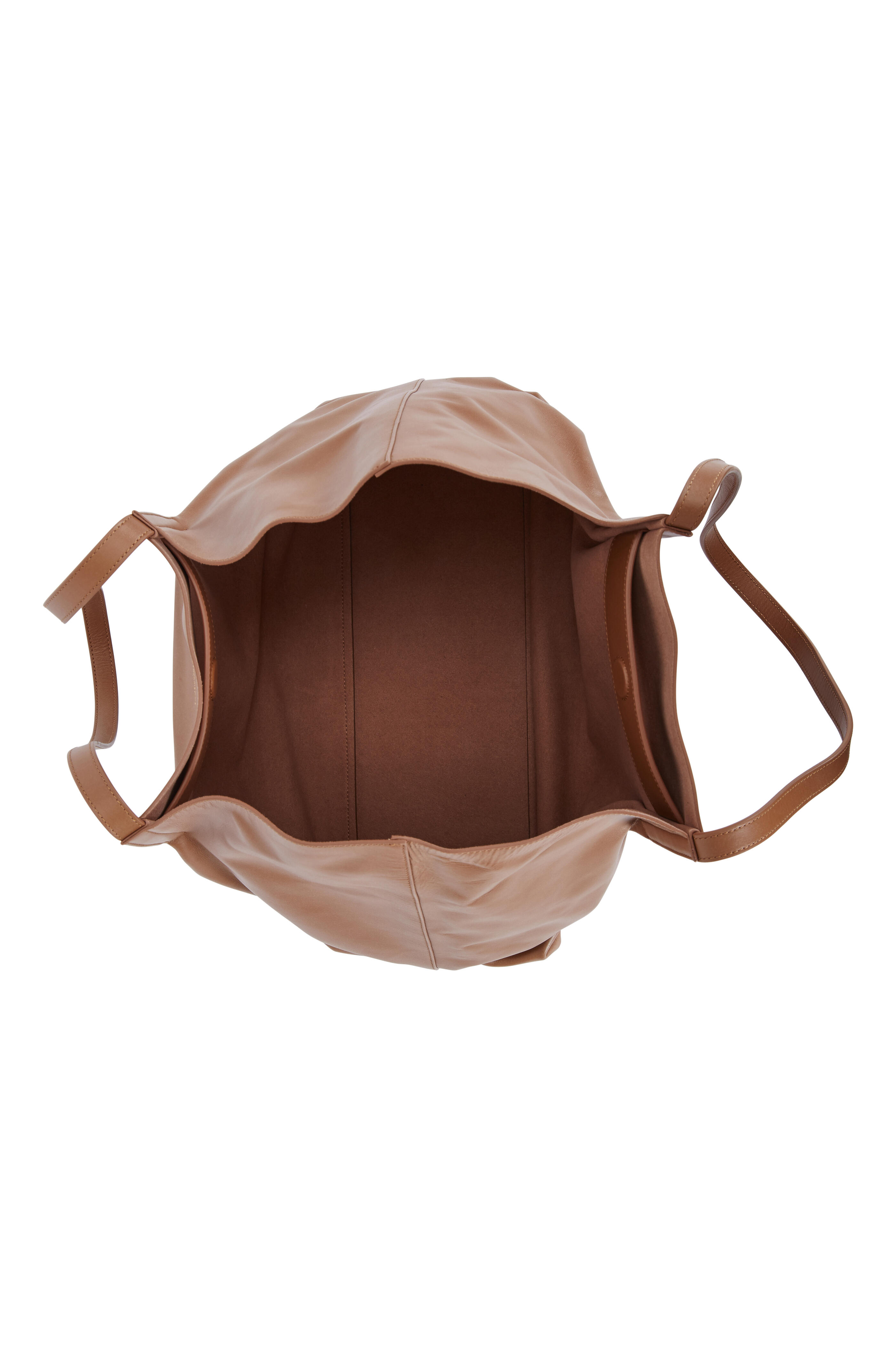 Nina Ricci - Ondine Camel Leather Large Open Tote