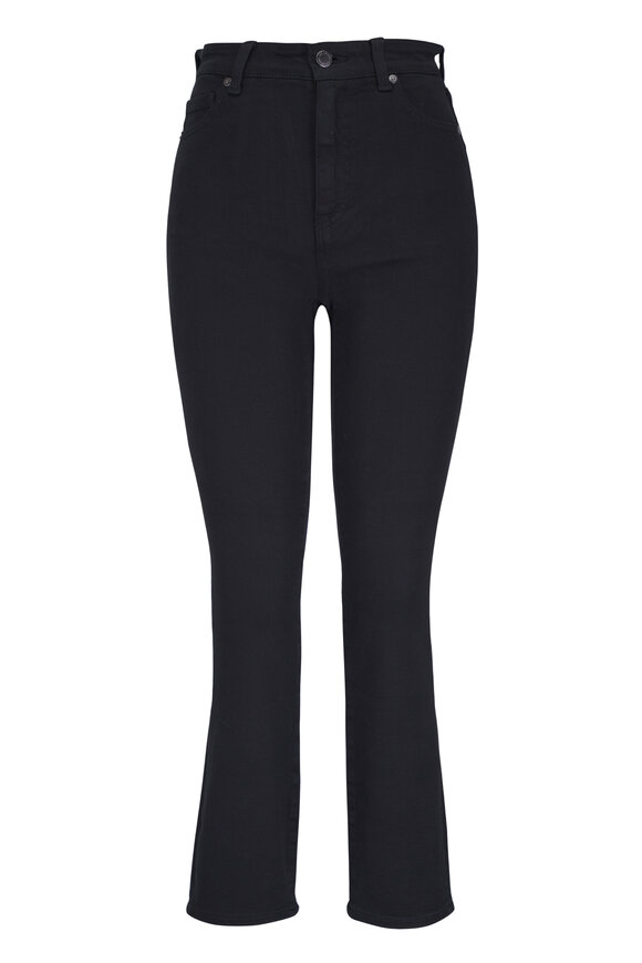 AG Mari Black Mid-Rise Slim Straight Jean - view 1