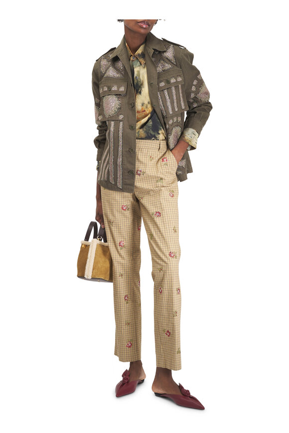 Libertine Athena Green Vintage French Military Jacket - view 2
