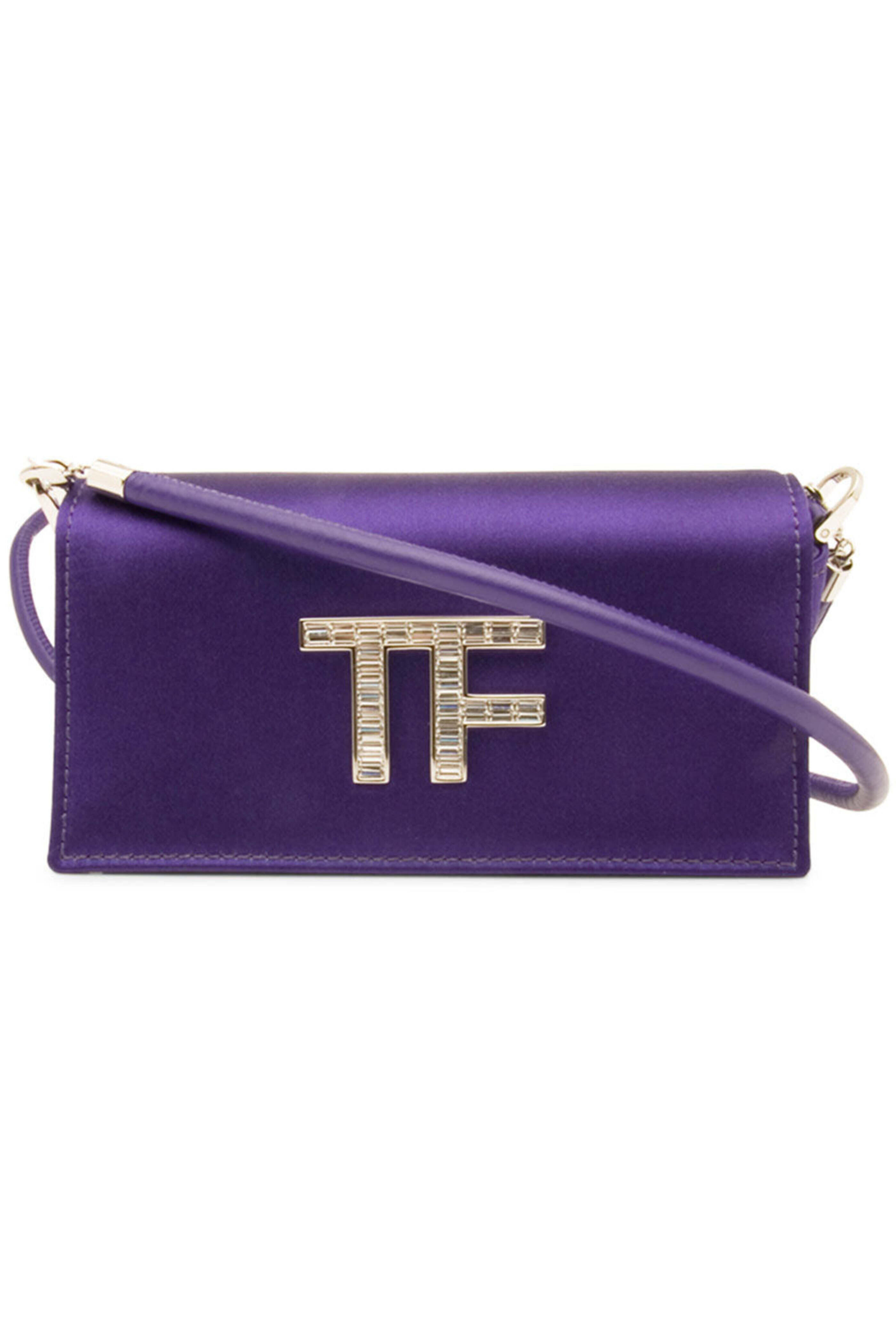 Tom Ford - Satin Evening Bag in Purple