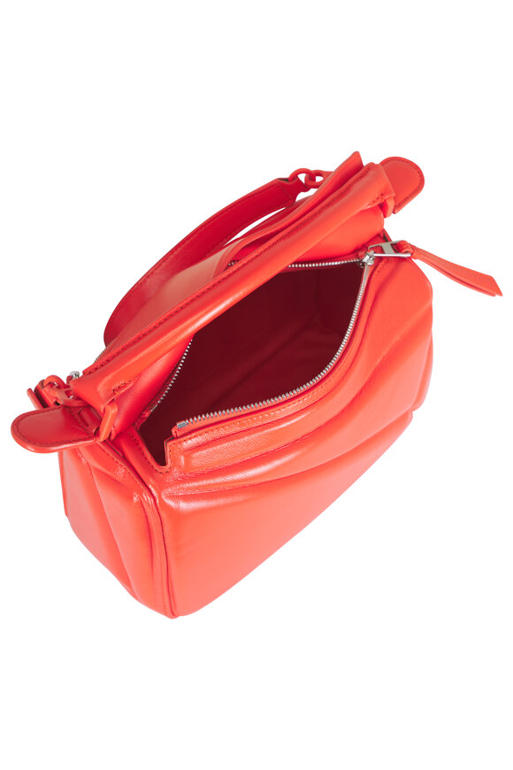 Loewe Small Puzzle Blown Vivid Orange Glossy Leather Bag - view 5