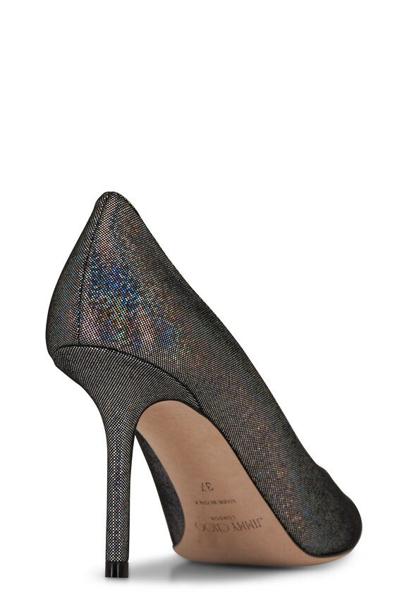 Jimmy Choo - Love Iridescent Silver Pump, 85mm 