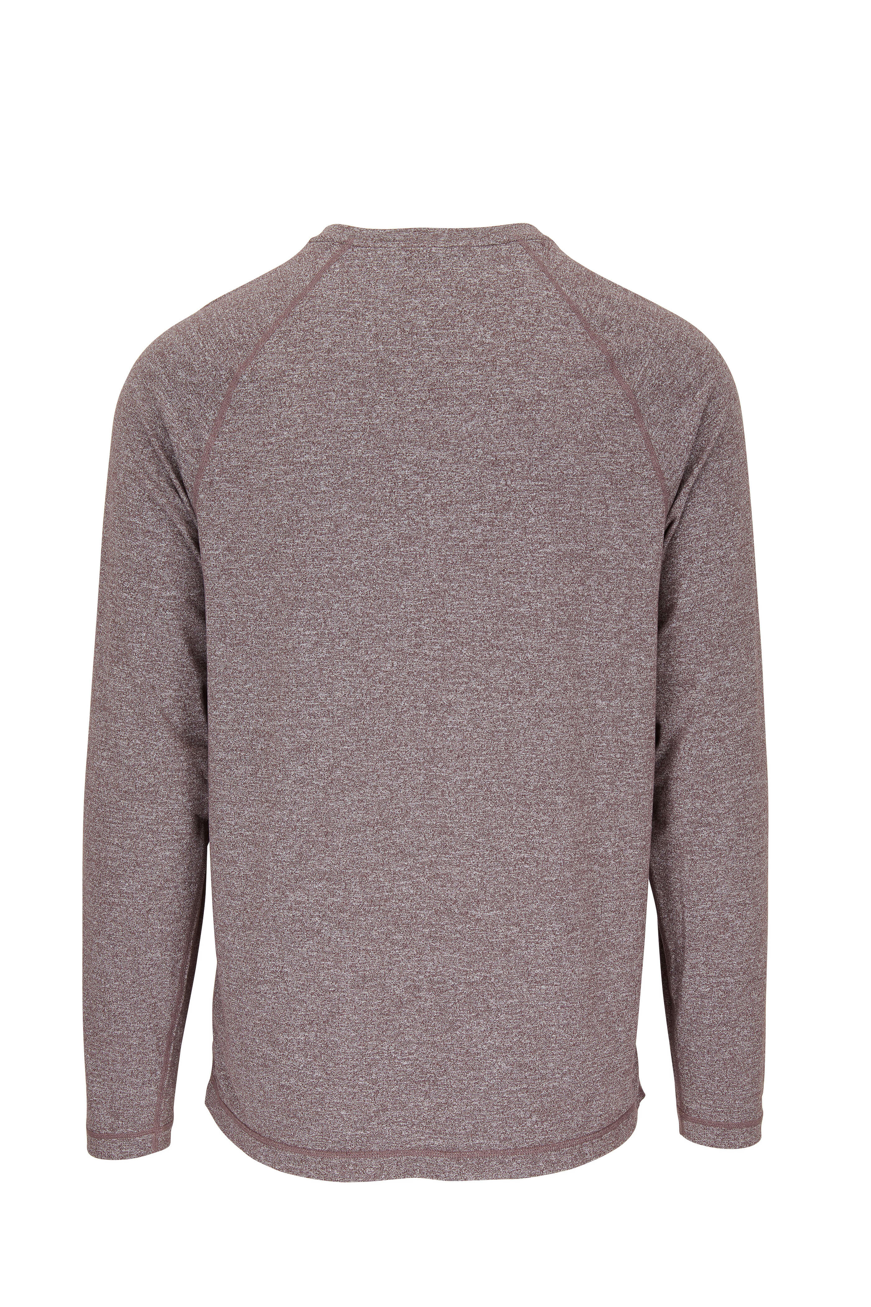 Rhone Apparel - Reign Black Coffee Heather Long Sleeve Shirt
