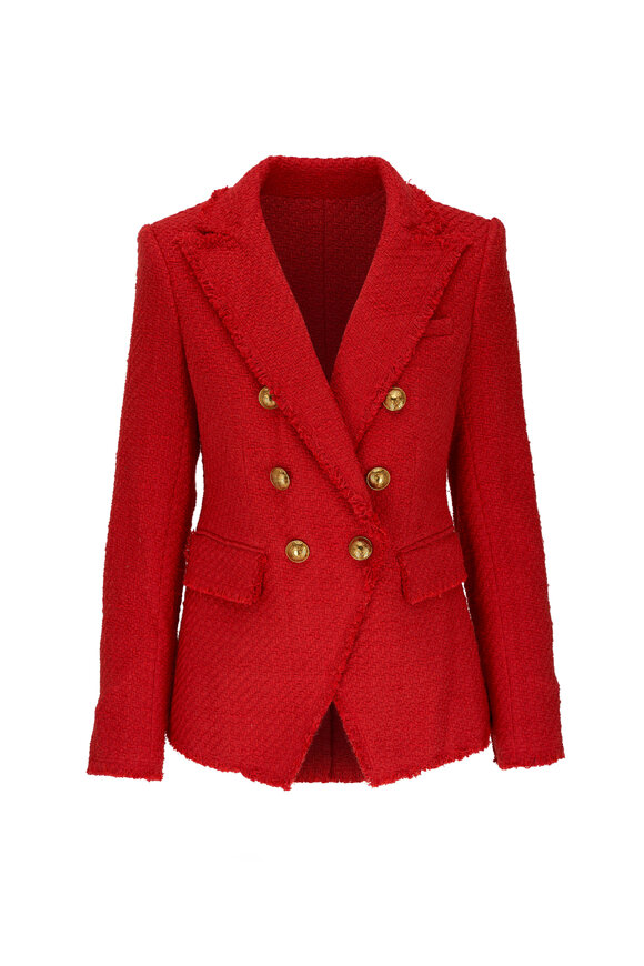 Veronica Beard - Miller Nantucket Red Tweed Dickey Jacket