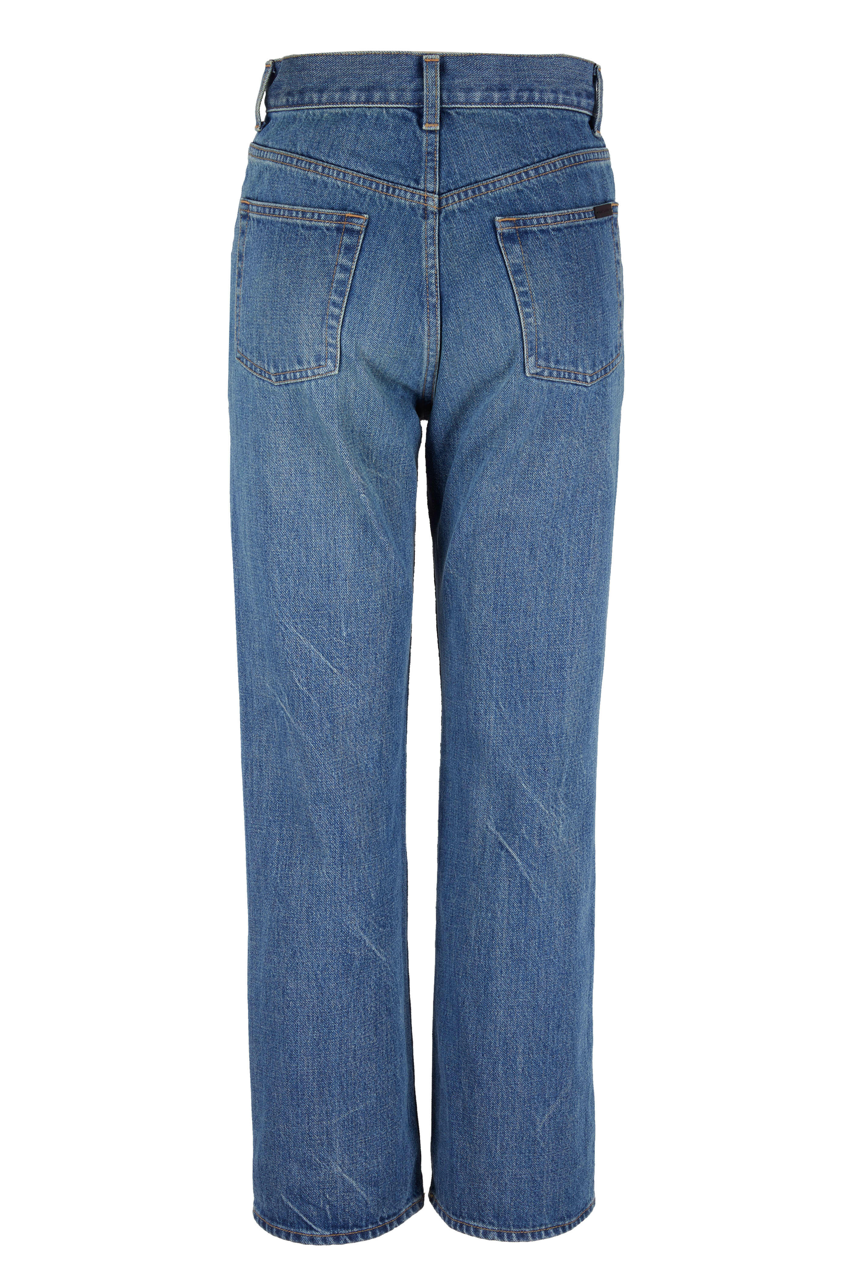 Saint Laurent - Francoise Raised Seam Jean | Mitchell Stores