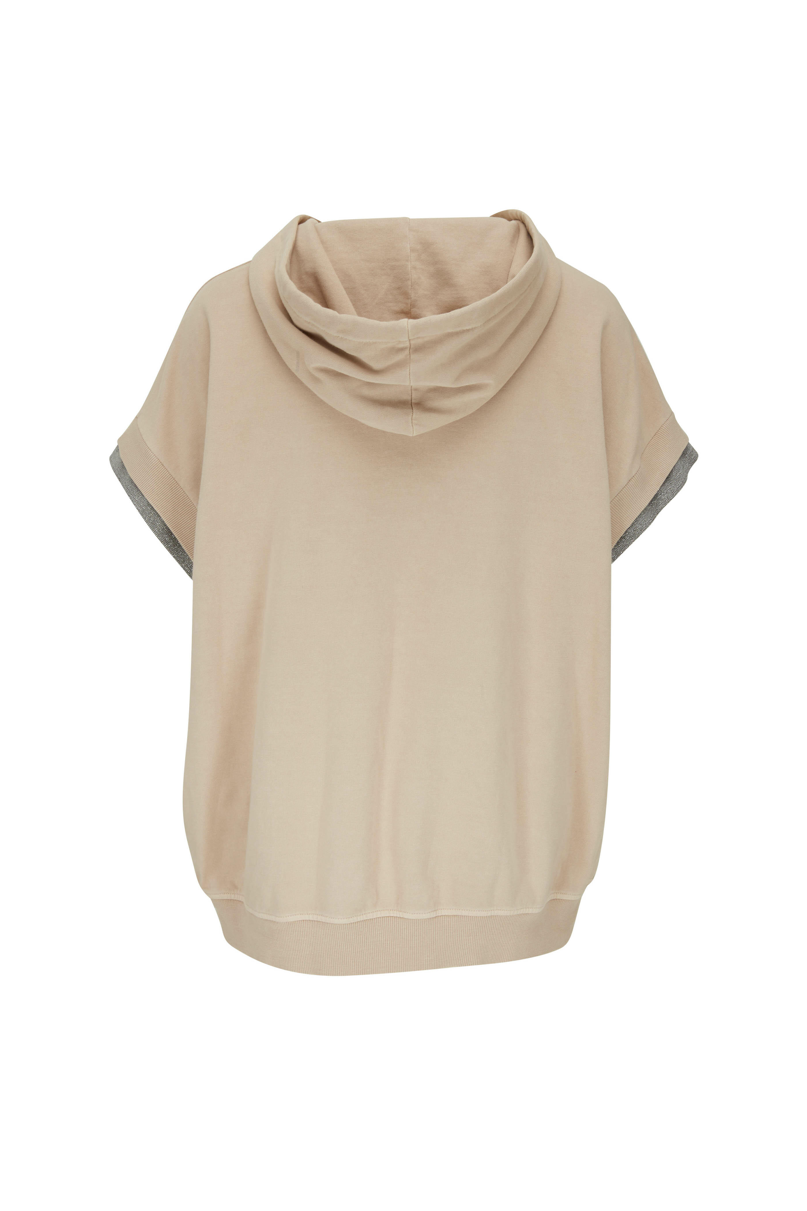 Brunello Cucinelli - Sand Cap Sleeve Spa Hoodie