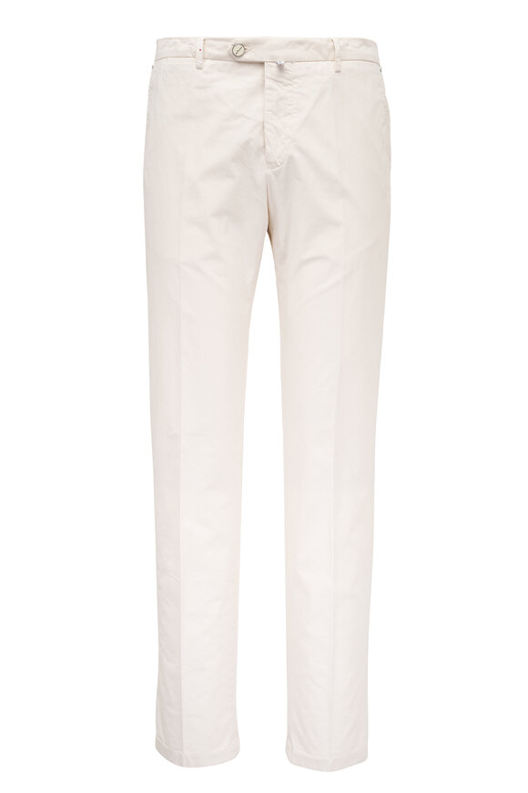 Kiton Tan Stretch Casual Poplin Pant