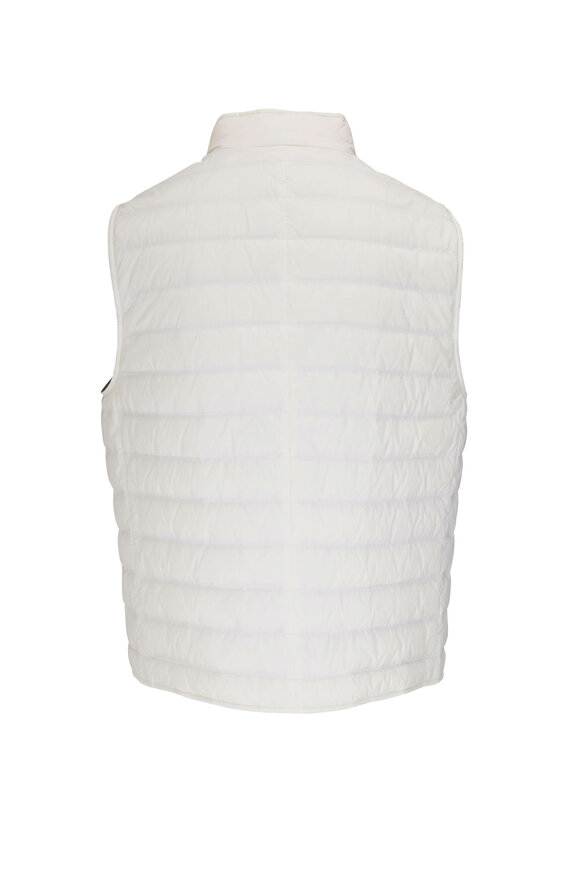 Brunello Cucinelli - White Quilted Nylon Vest