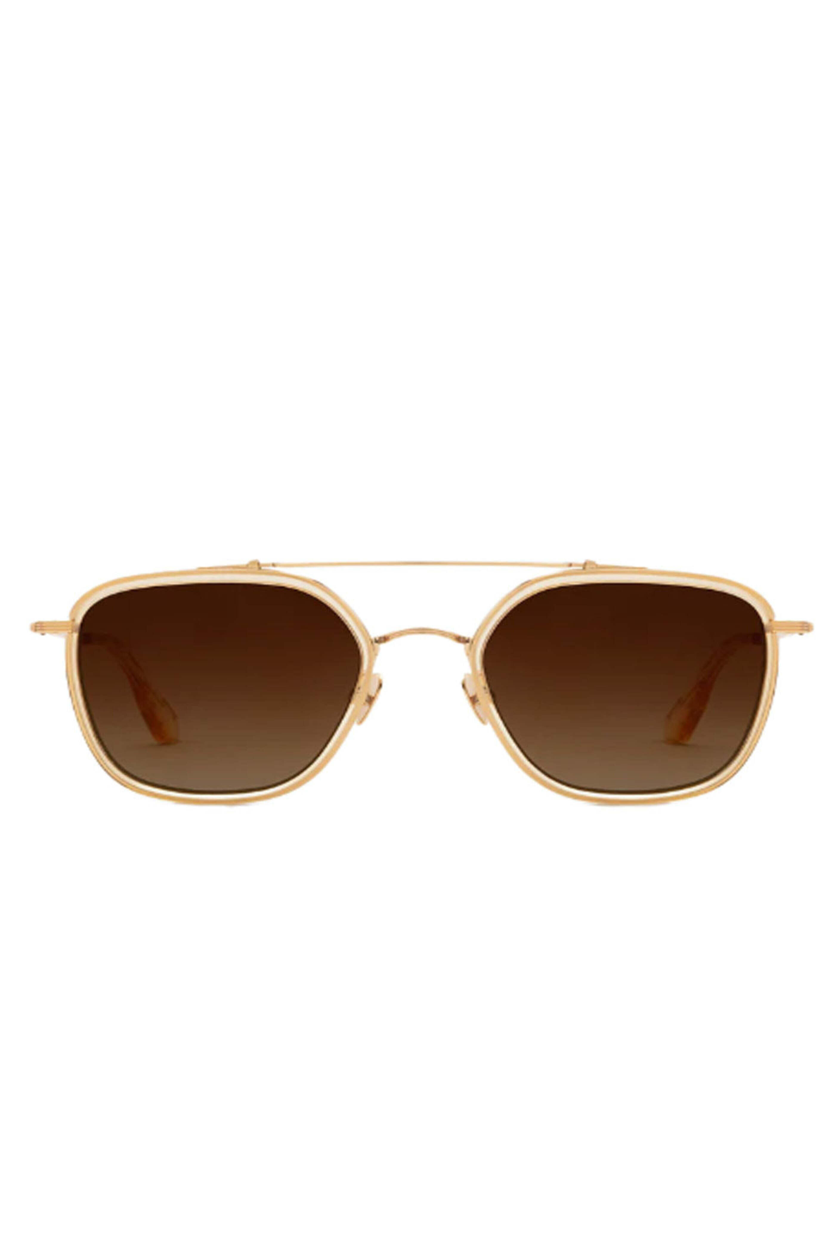Krewe - Austin Sunglasses in 18K Titanium Champagne