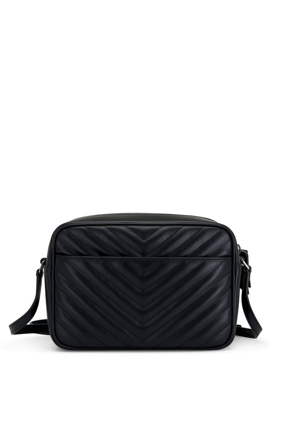 Saint Laurent - Lou Black Quilted Leather Camera Crossbody