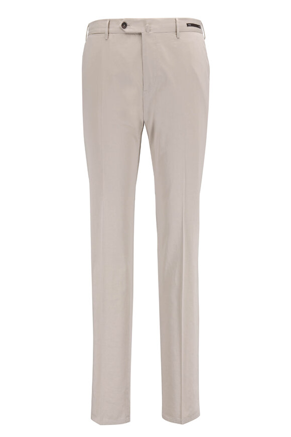 PT Torino Sand Stretch Cotton & Silk Slim Fit Pant