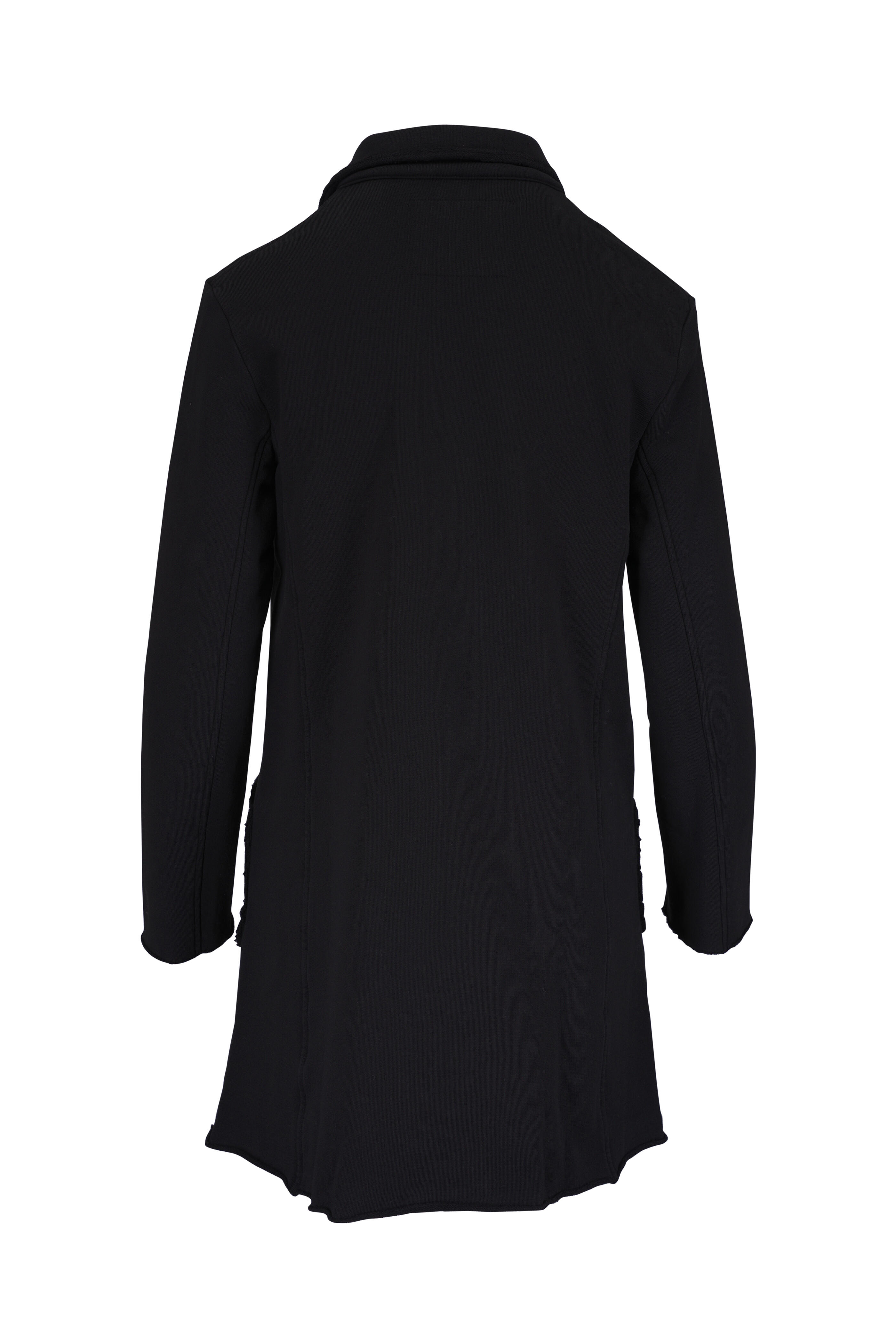 Frank & Eileen - Belfast Black Triple Fleece Trench Coat