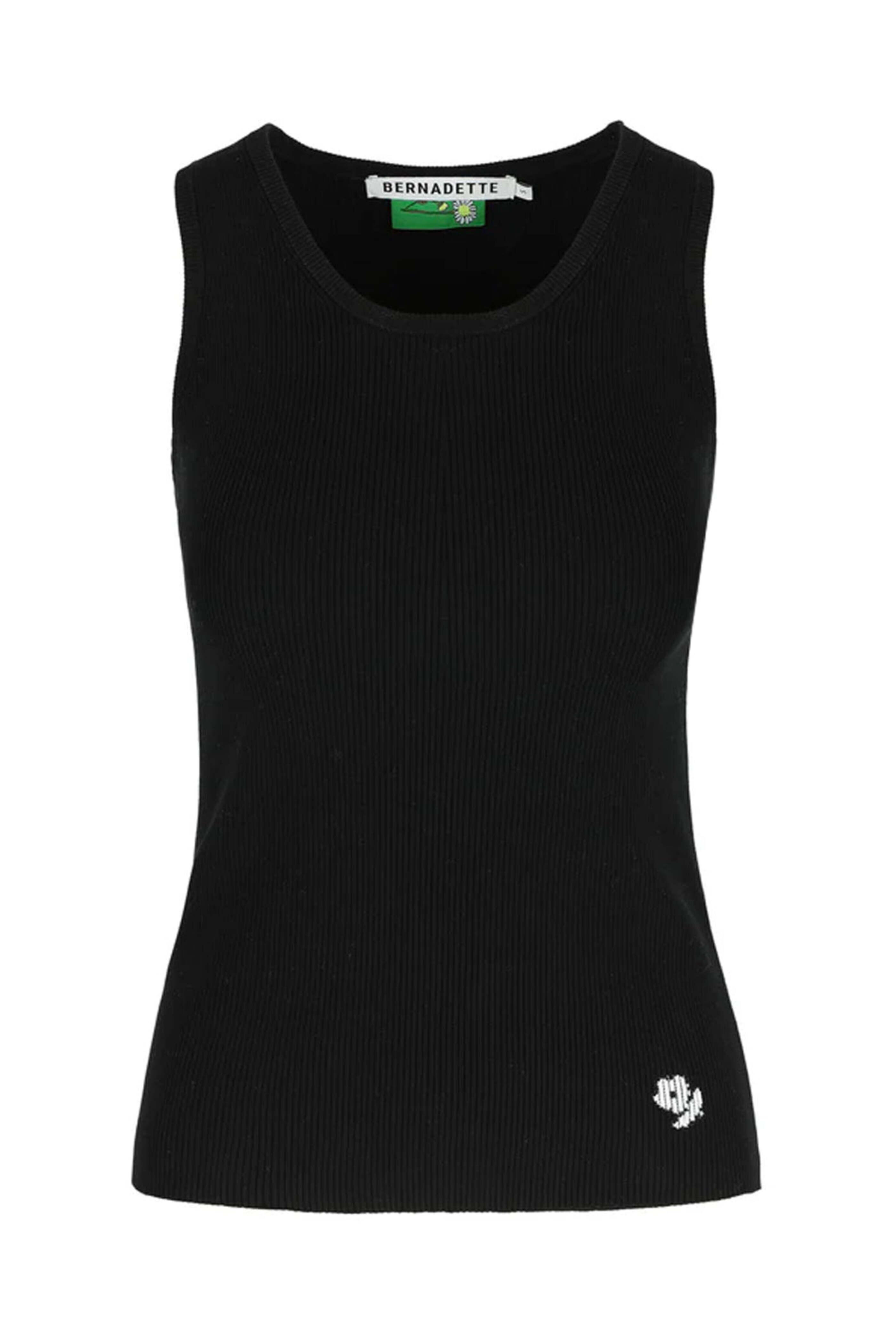 Bernadette - Black Knit Marcel Tank