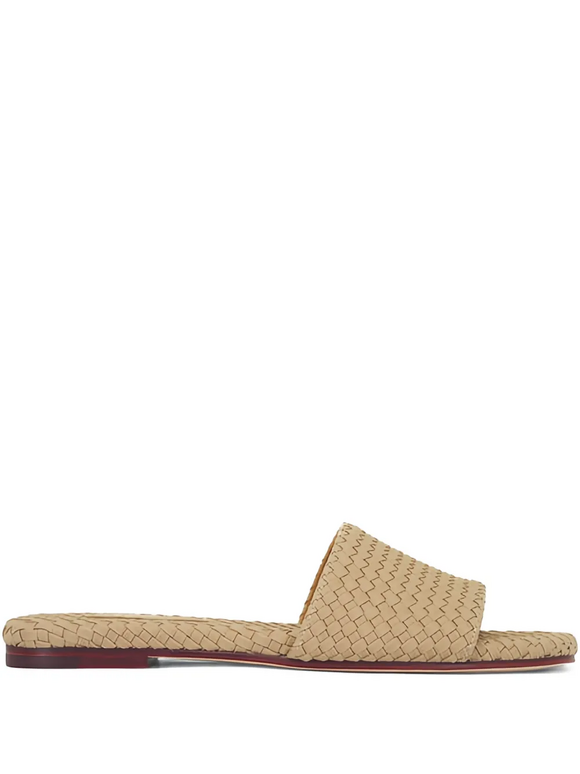 Naghedi St. Barths Camel Handwoven Slide - view 5