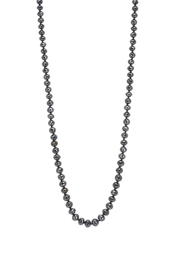 Cairo 108 ct Black Diamond Necklace