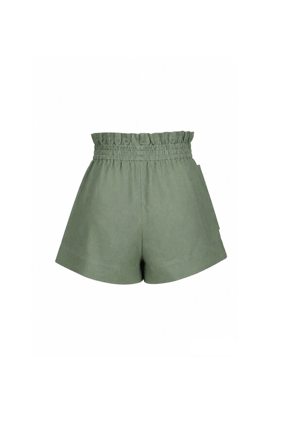 Brunello Cucinelli - Gray Linen Drawstring Shorts