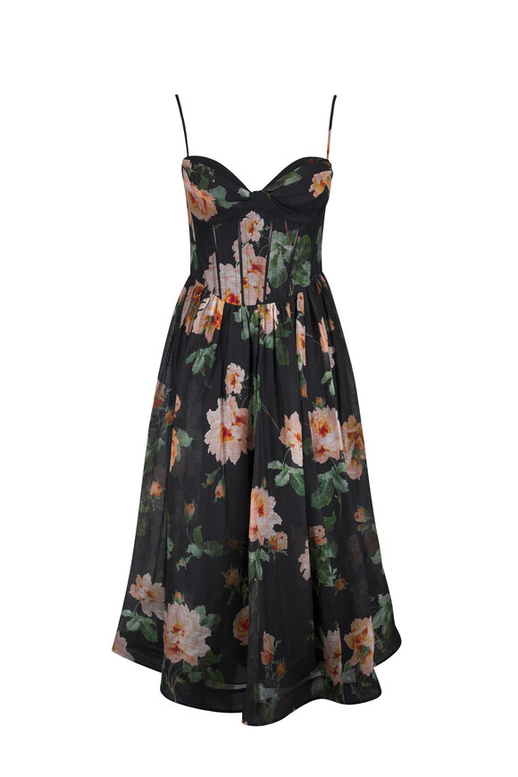 Zimmermann - Nautical Map Alight Picnic Midi Dress Zimmermann - Nautical Map Alight Picnic Midi Dress