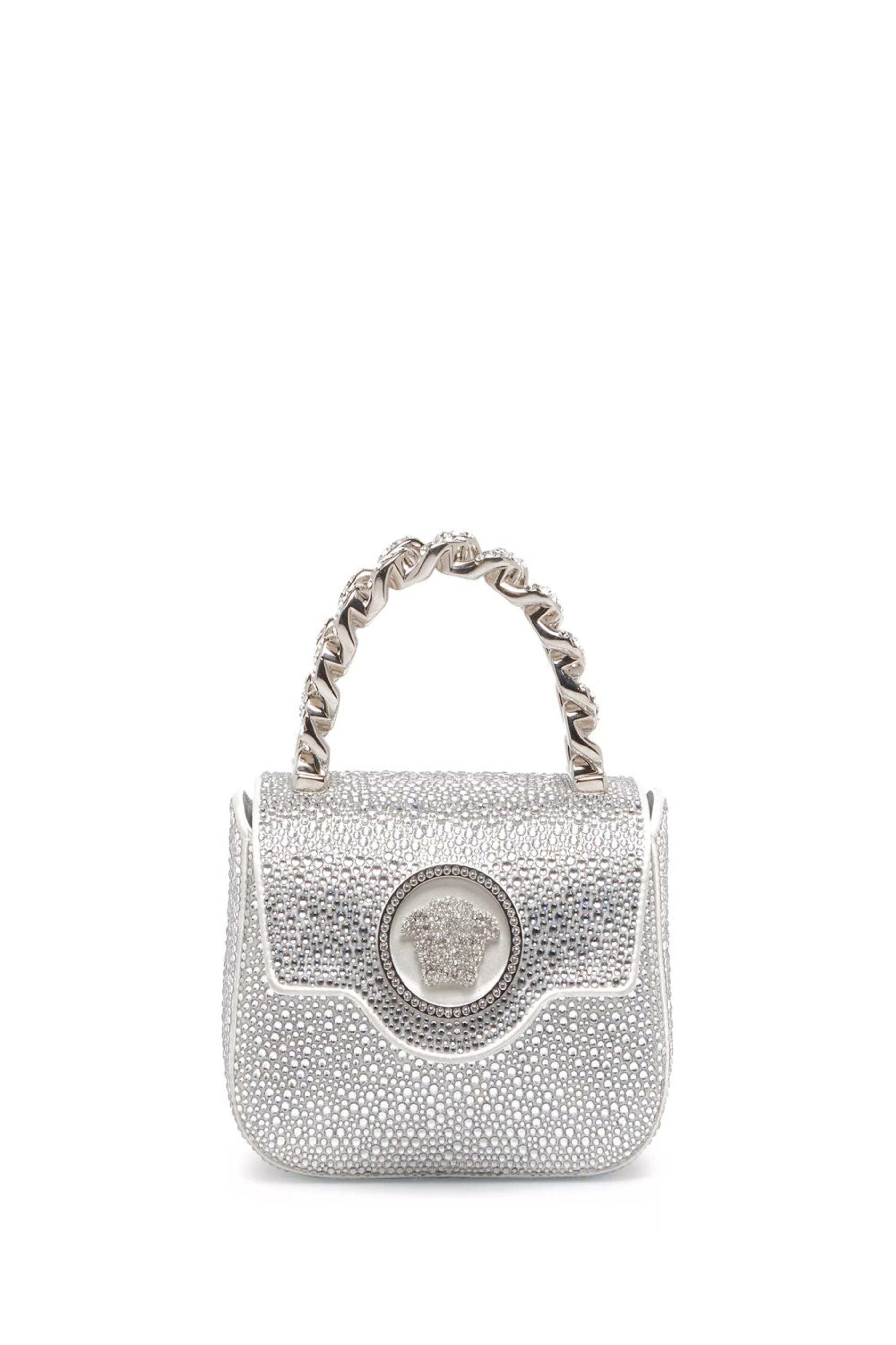 Versace - Medusa La Mini Bag in Pearl Grey
