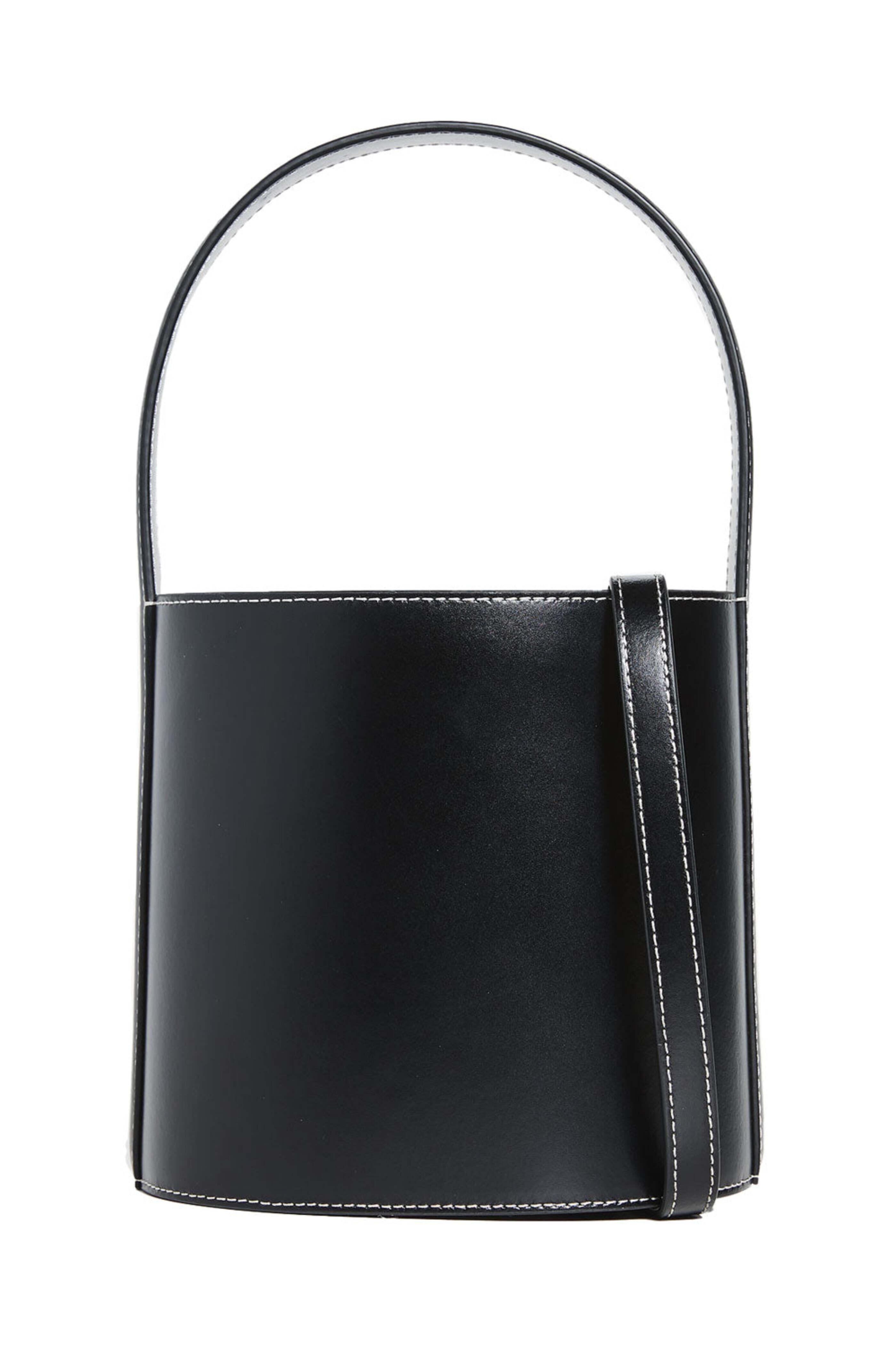 Staud - Bisset Bag in Black Leather