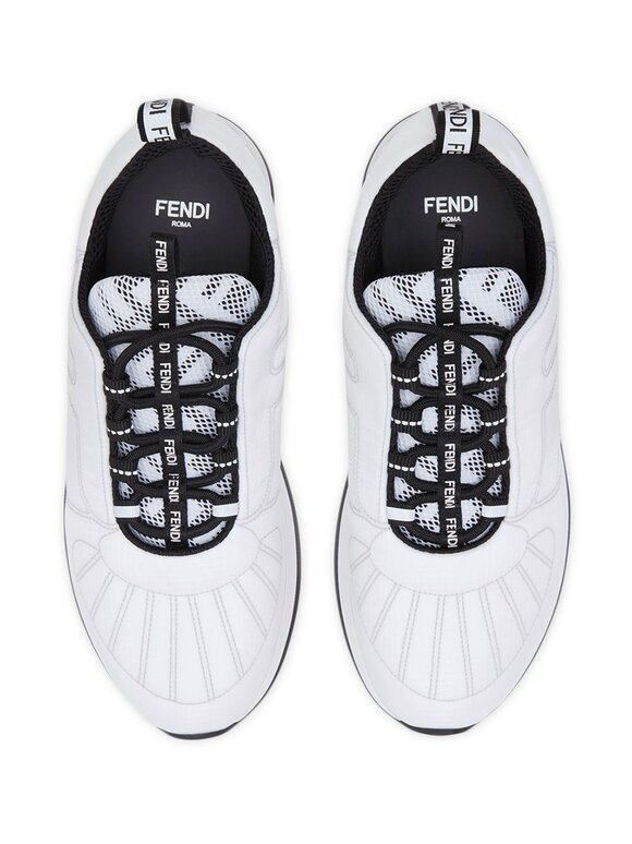 Fendi - FFreedom White Leather Quilted Sneaker