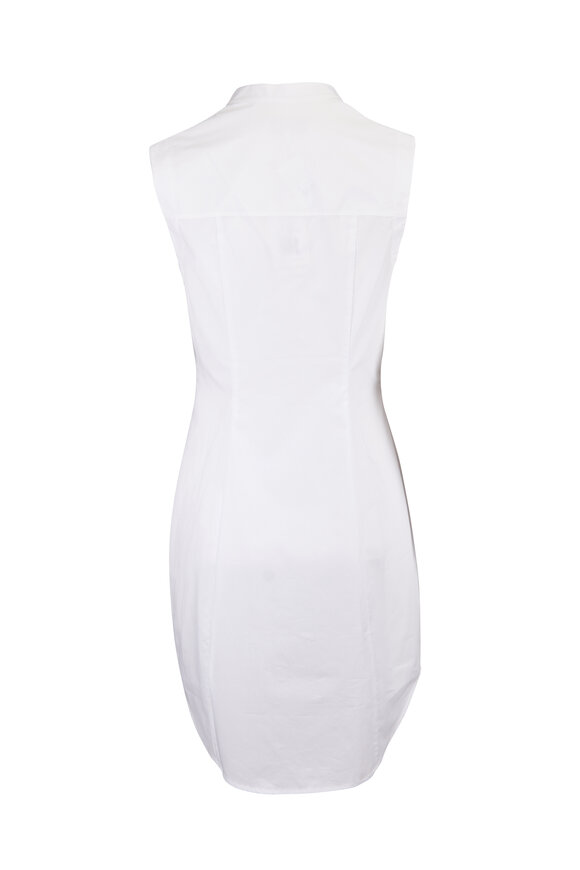 Hevron Thea Cloud Cotton Tie Mini Dress - view 2