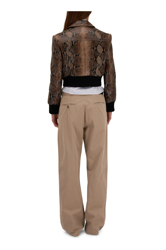 R13 - Khaki Wide Leg Skate Pant 