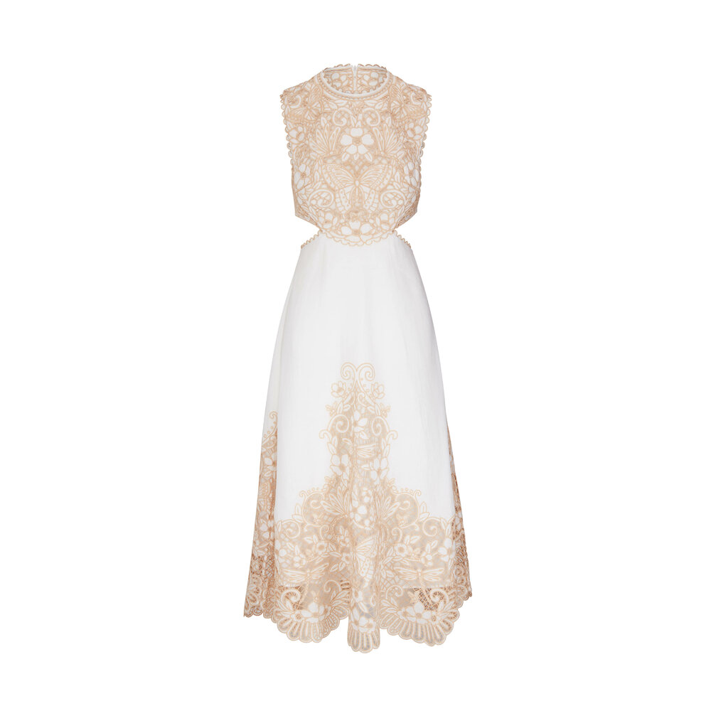 ワンピース ZIMMERMANN Woman Dress Ivory 1789DRS253 IVBLK uploading-1332572-jpg20220707-